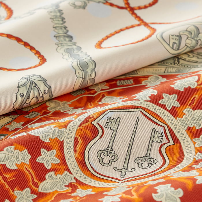 Les Cles Double Face Scarf 90