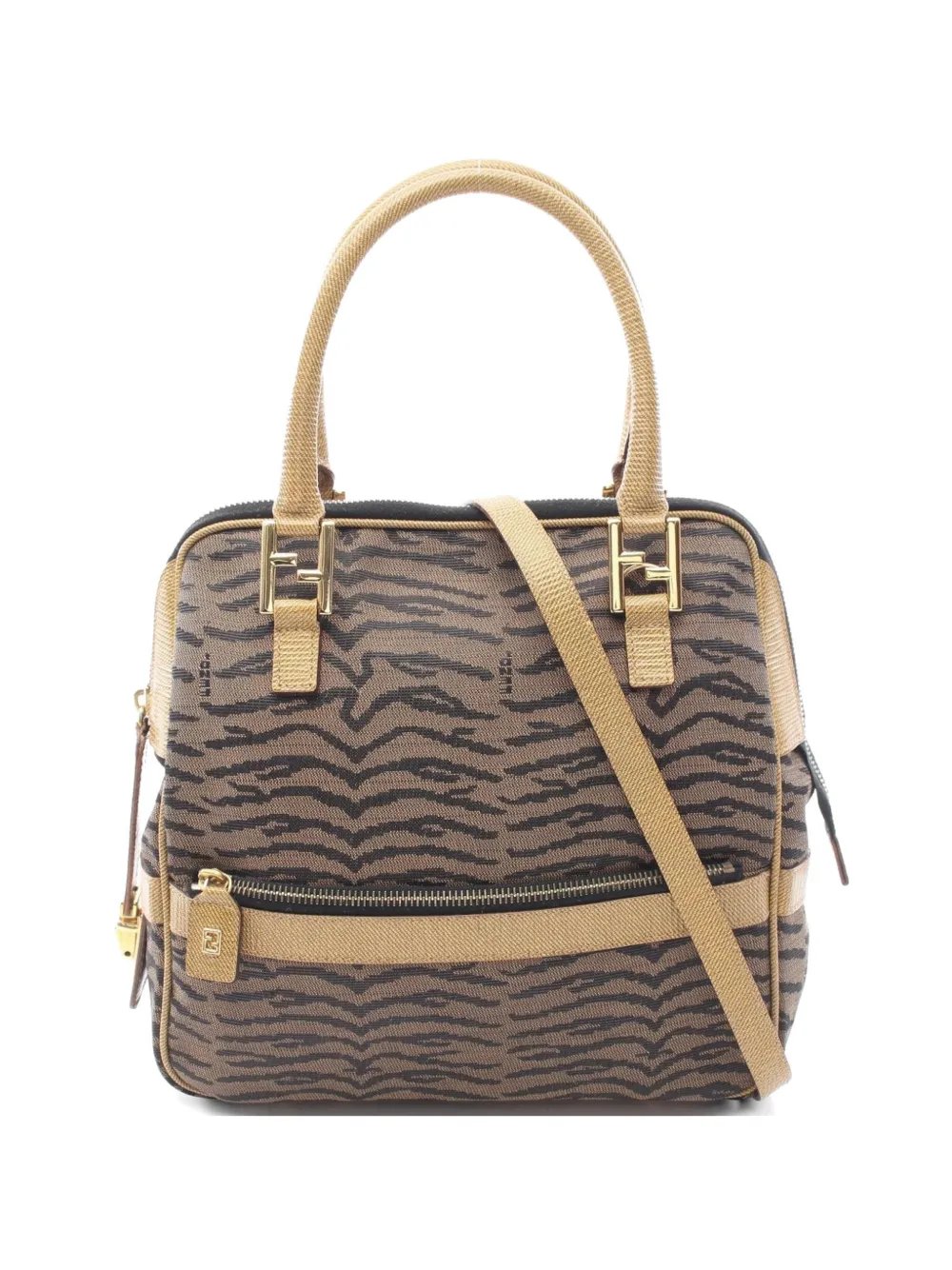 Zebra canvas tote bag