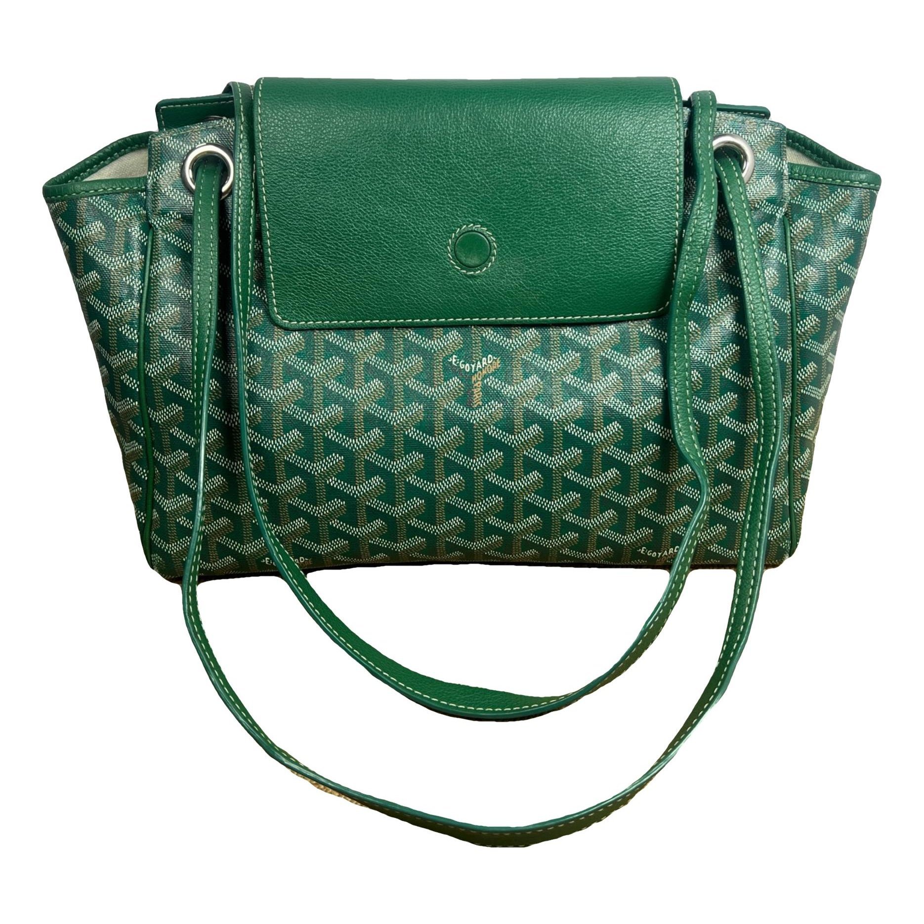 Rouette leather handbag