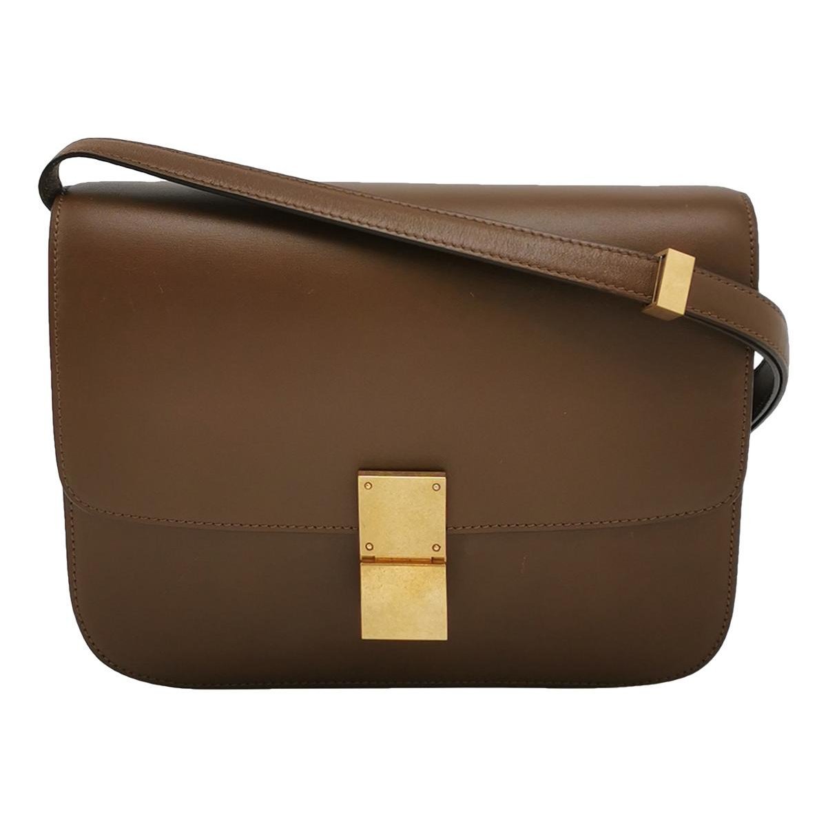 Classic leather crossbody bag