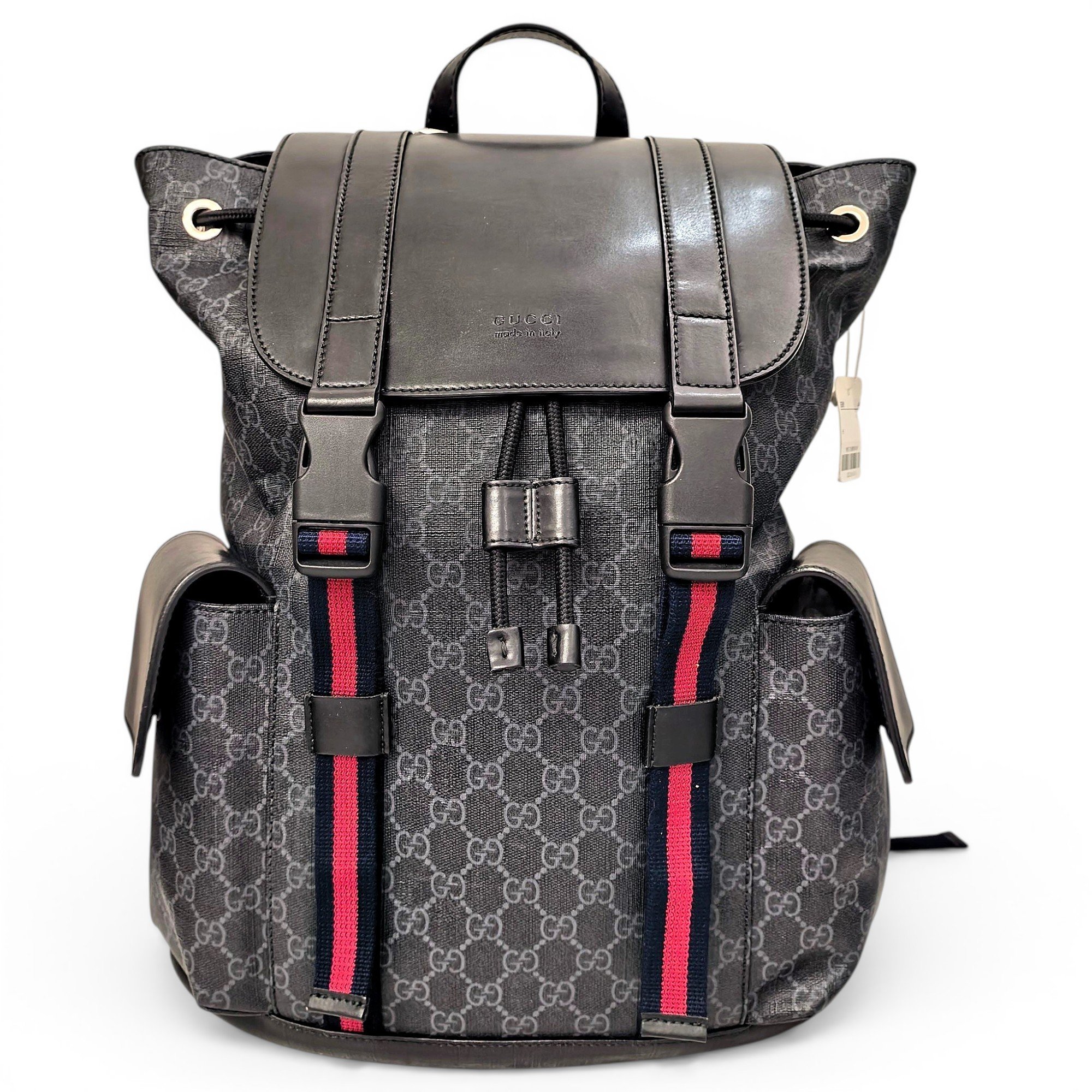 Leather backpack