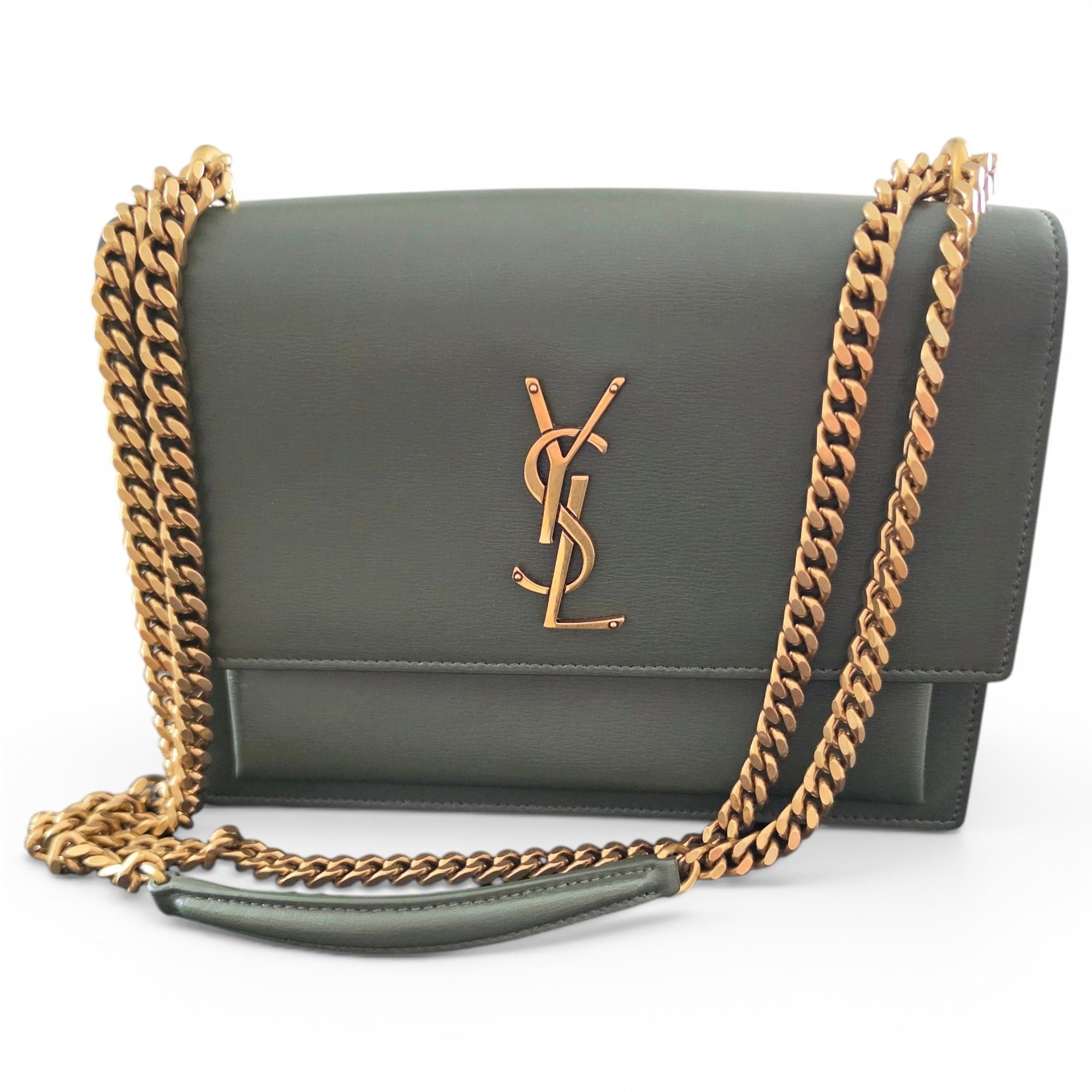 Sunset leather crossbody bag