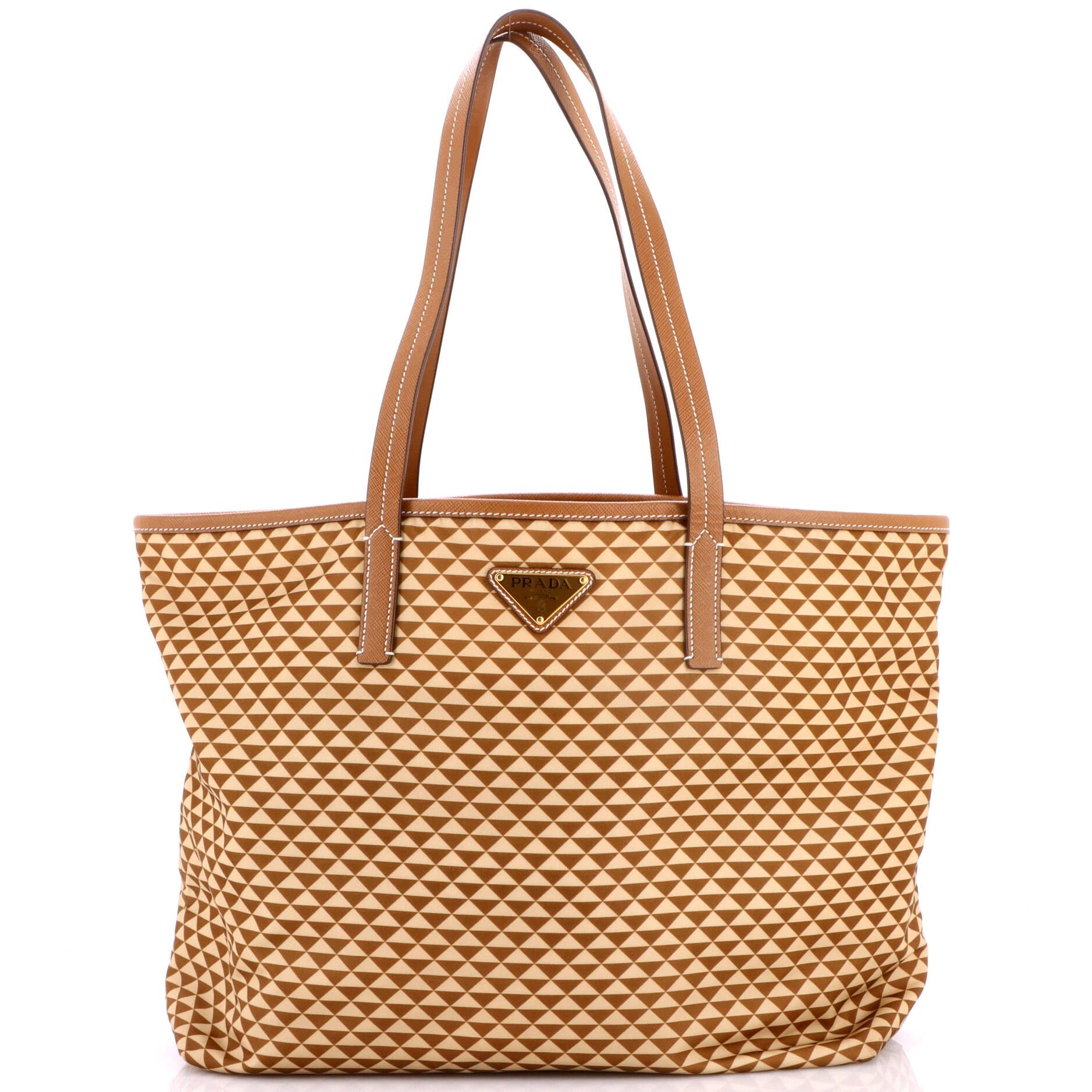 Open Tote Bag Printed Re-Nylon Medium