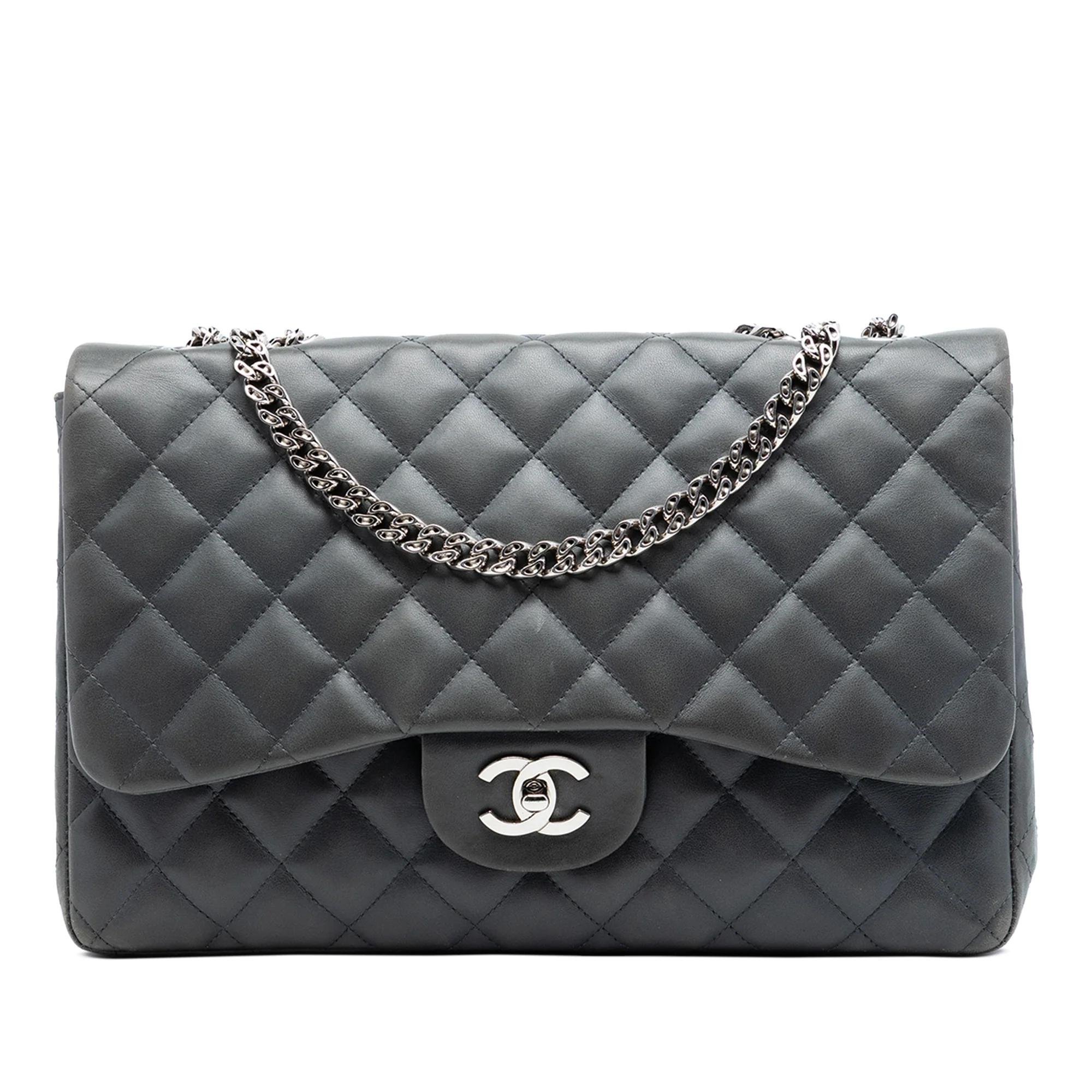 Wallet On Chain Boy Half Flap leather handbag