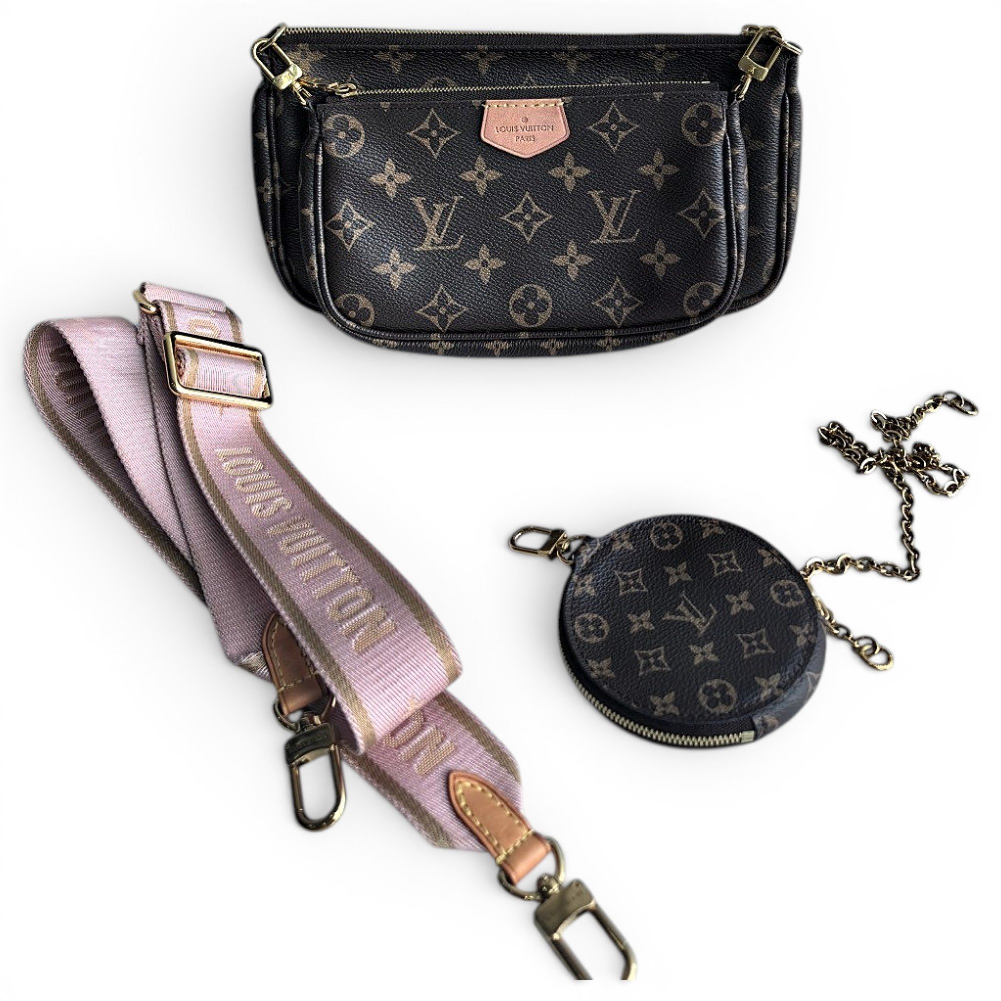 Multi Pochette Accessoires leather handbag