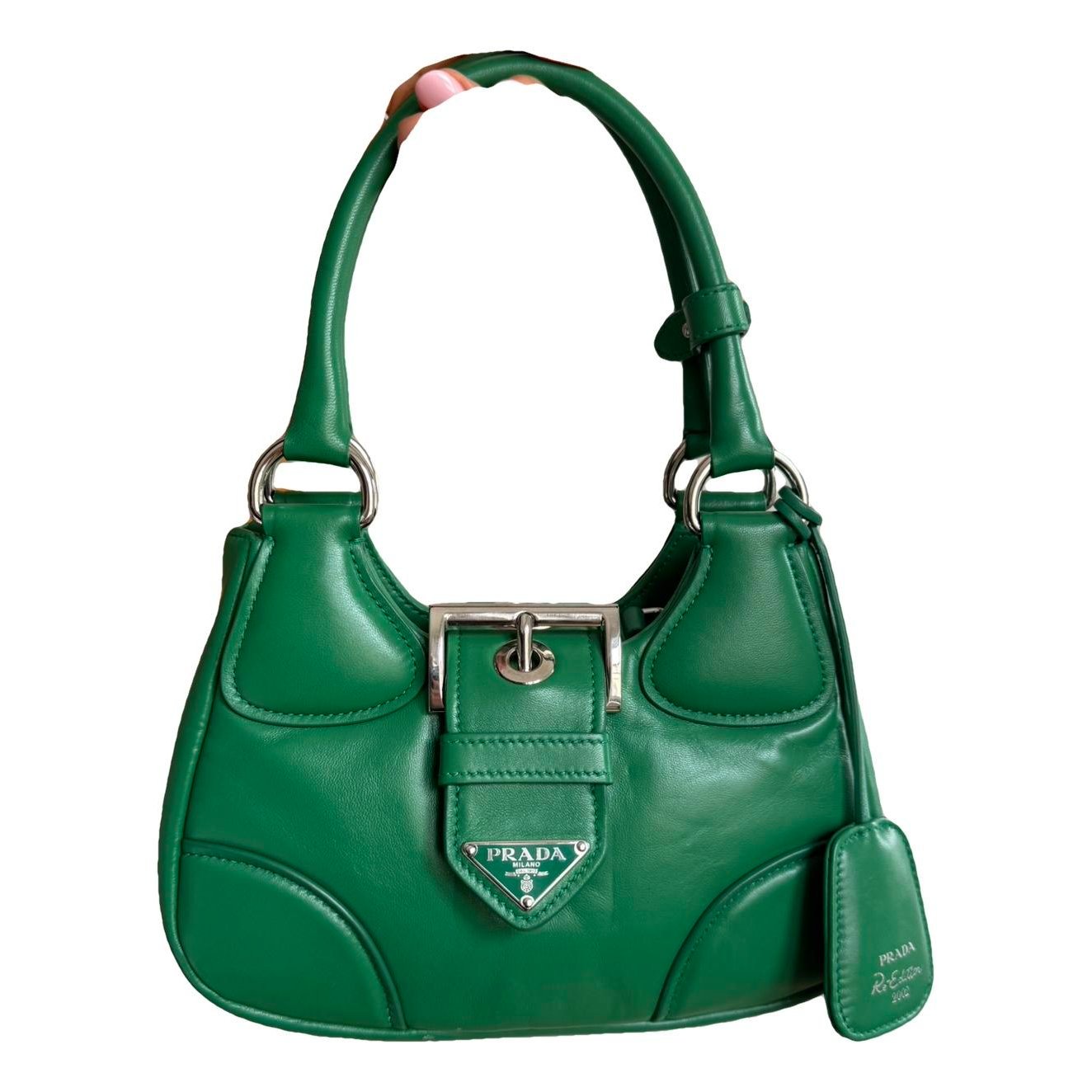Moon leather handbag