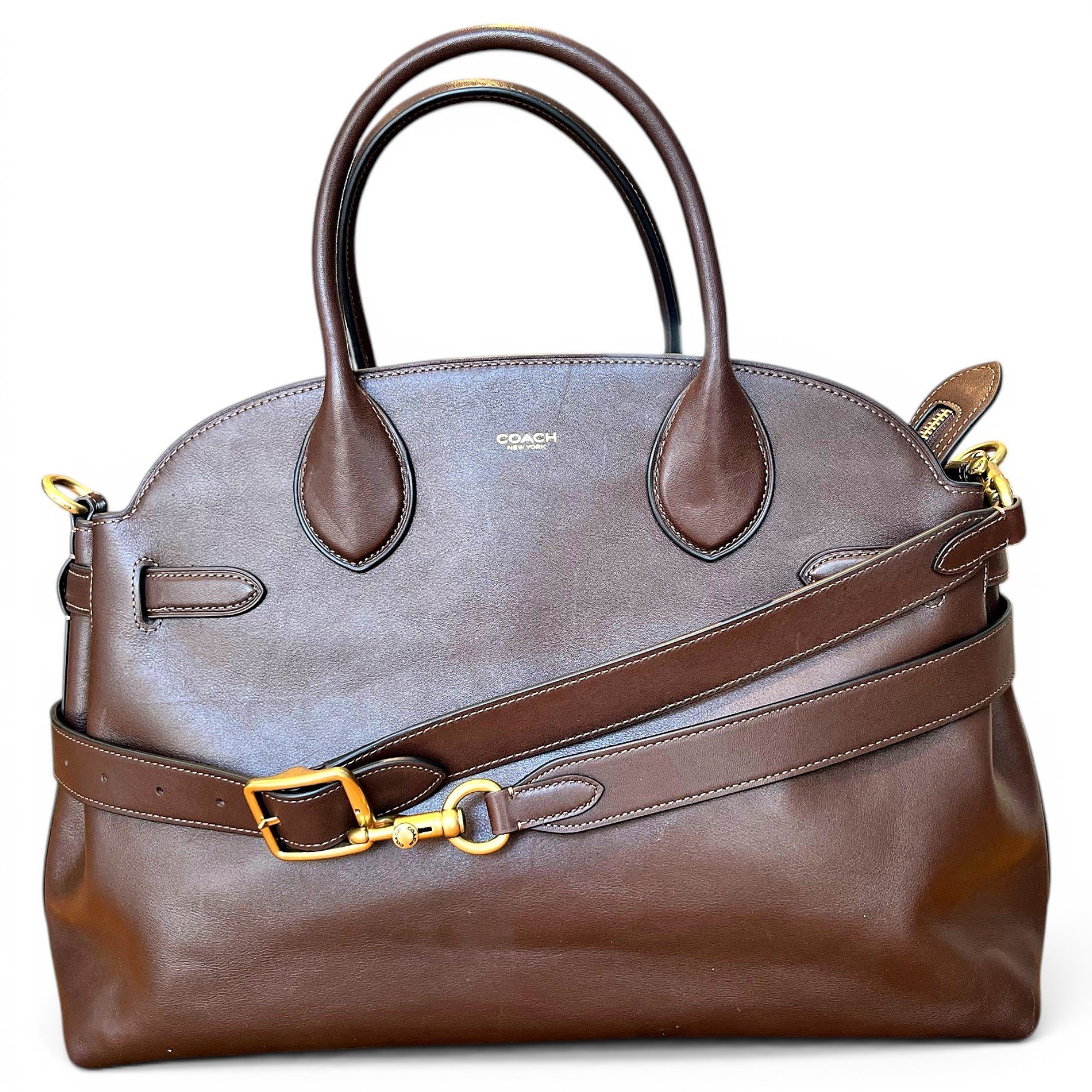 Leather satchel