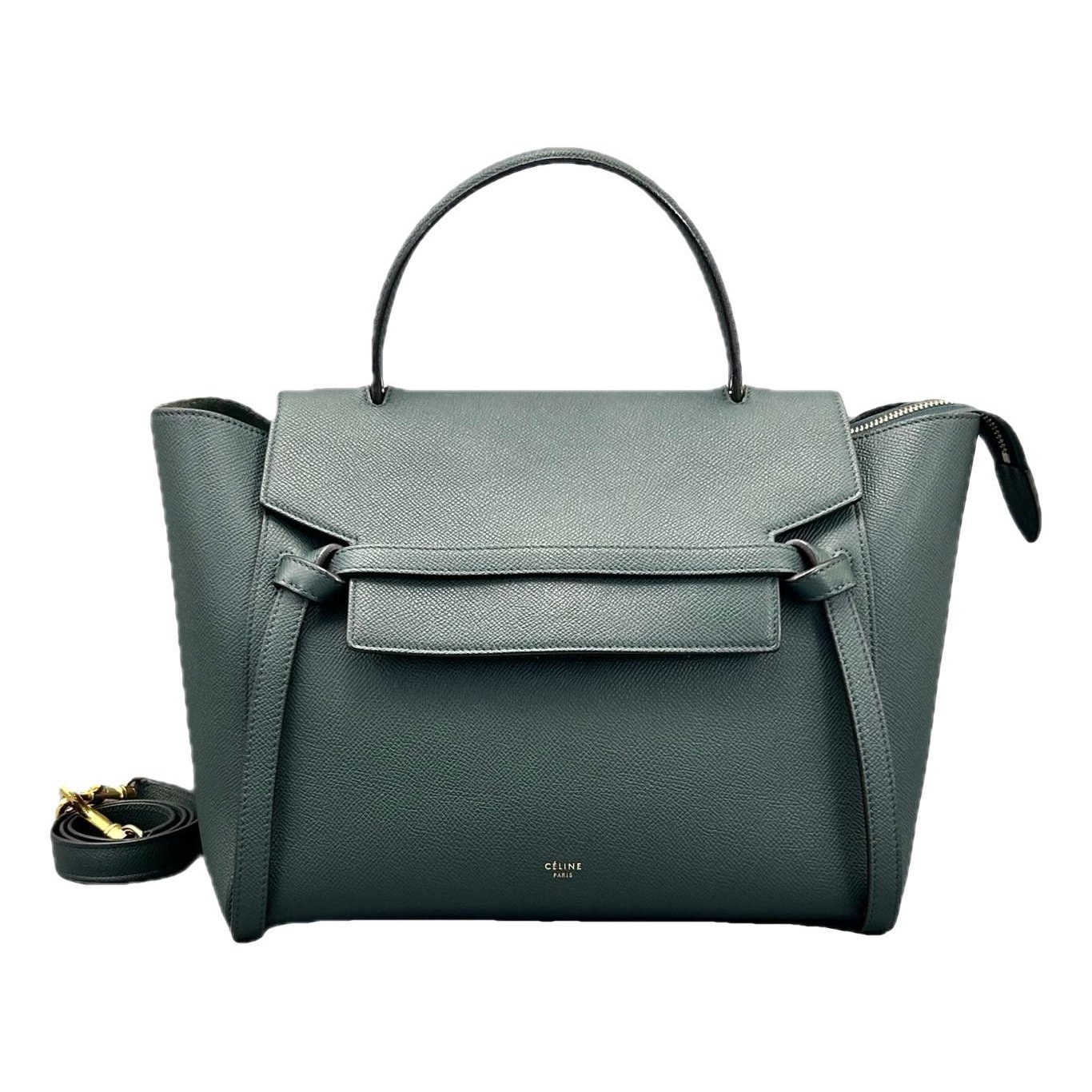 Belt leather handbag