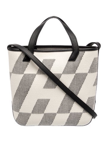Hermes Toile & Swift Cabas H En Biais 27