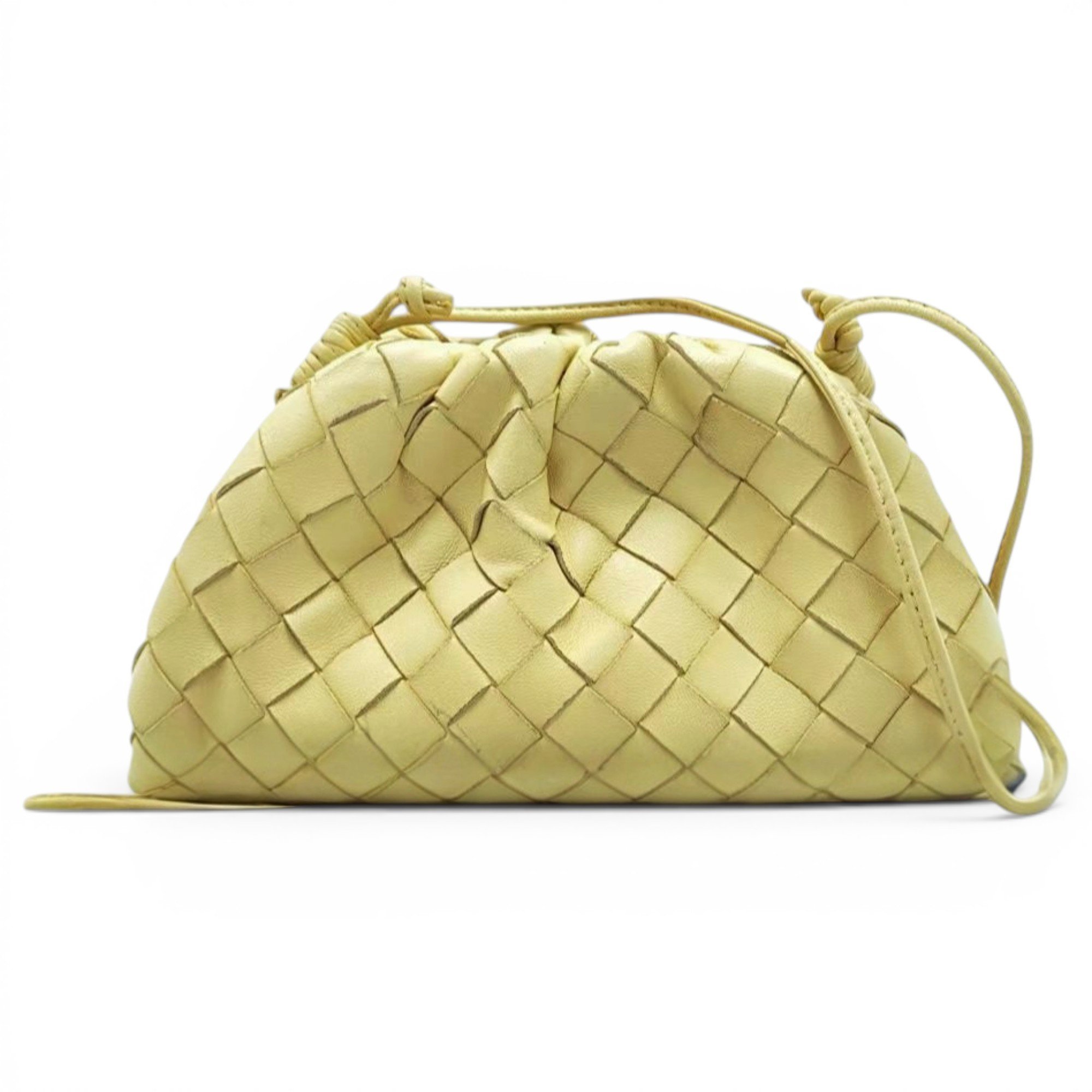 Pouch leather handbag