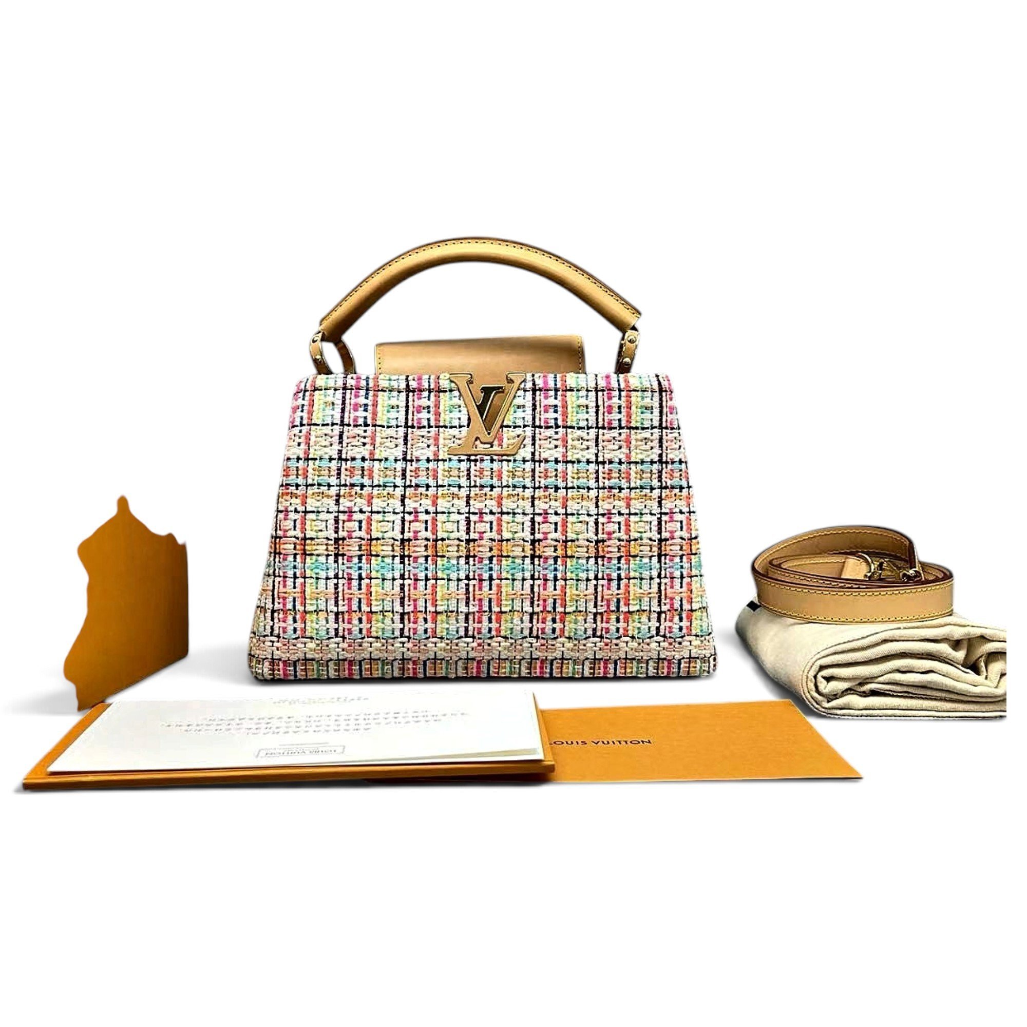Capucines cloth handbag