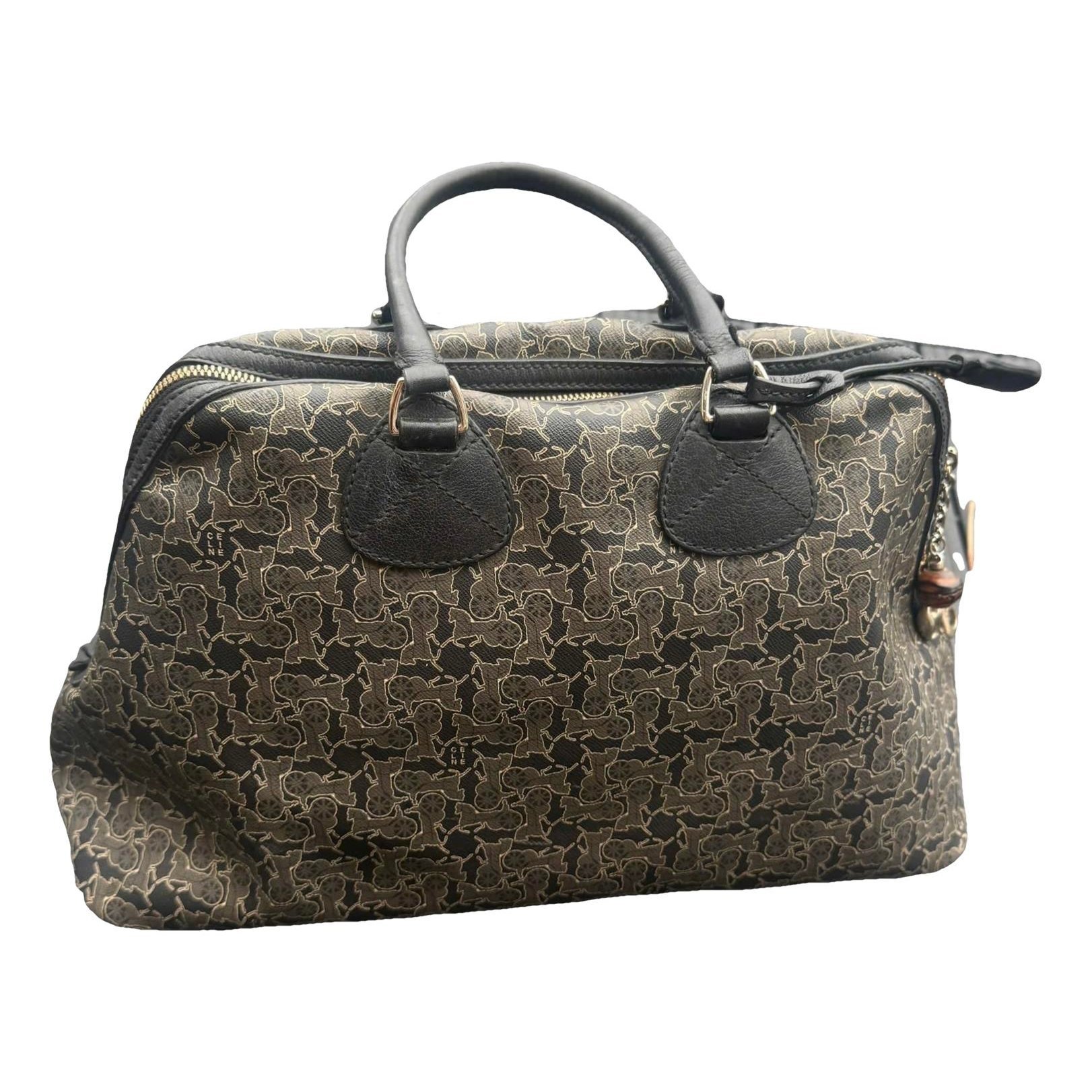 Patent leather handbag