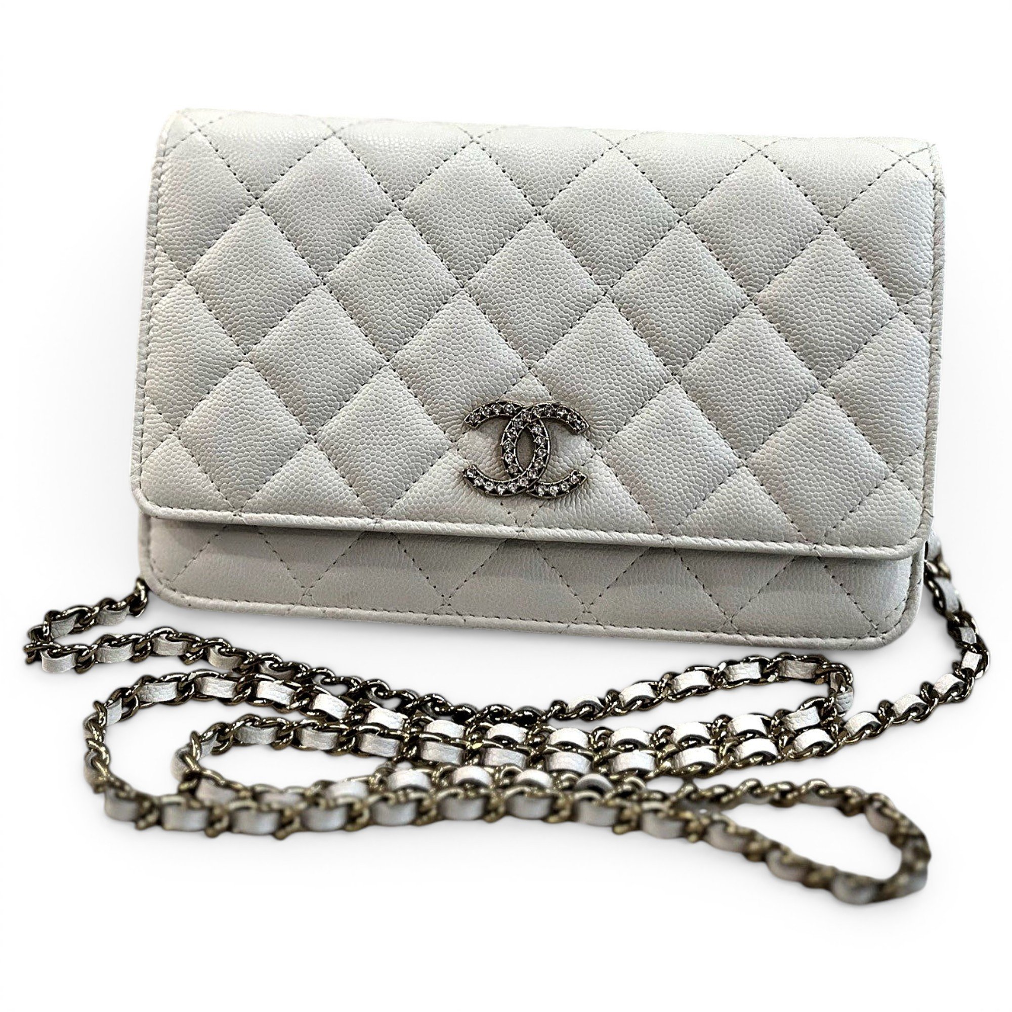 Wallet On Chain Timeless/Classique leather crossbody bag