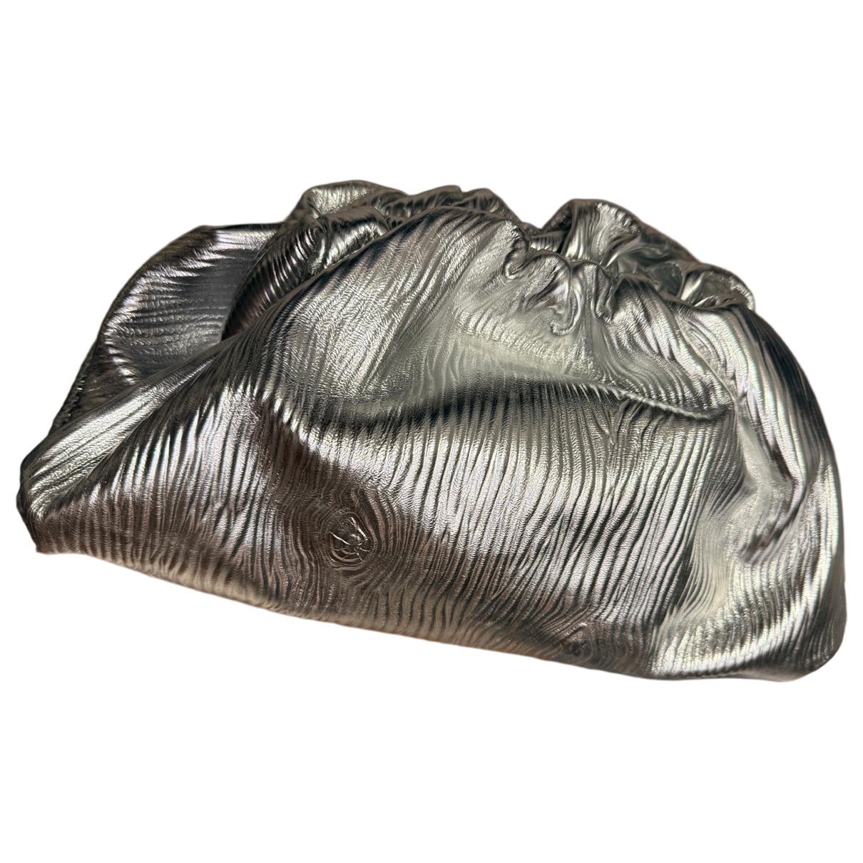 Pouch leather clutch bag