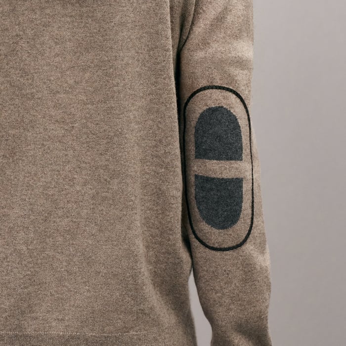 Vigoureux "Maillon Chaine d'Ancre" Zipped Cashmere Jacket