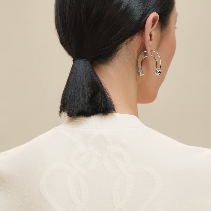 Blanc Naturel "Palefroi Remix" Short-sleeve Sweater