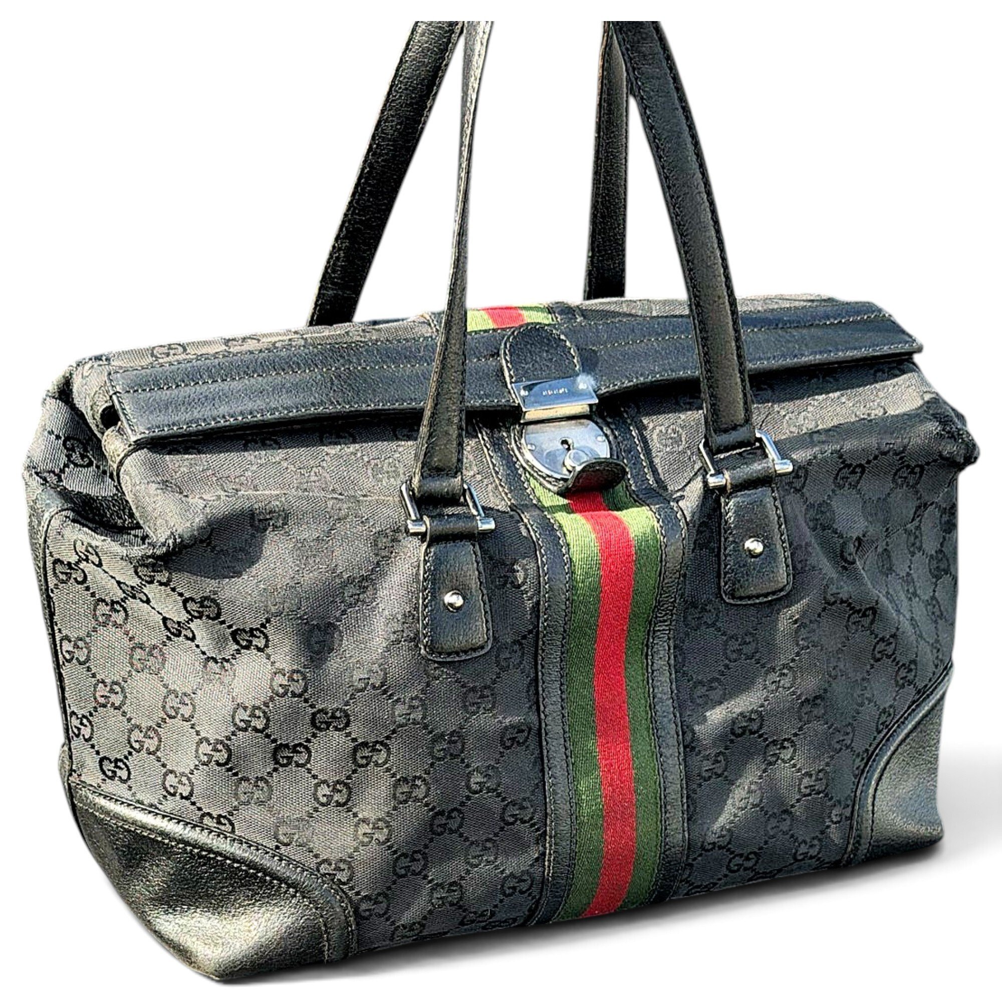 Boston cloth handbag