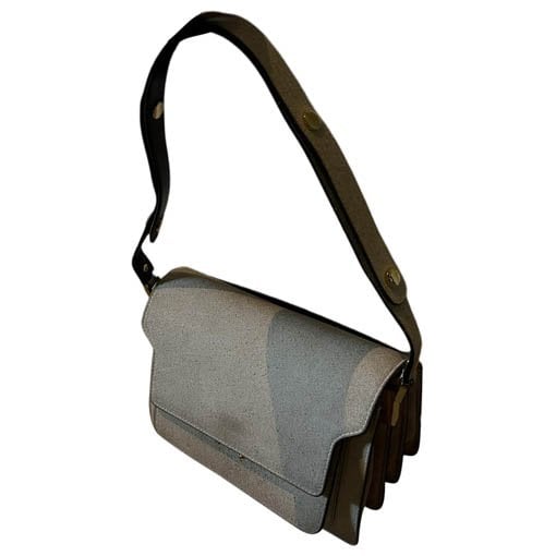Trunk patent leather crossbody bag