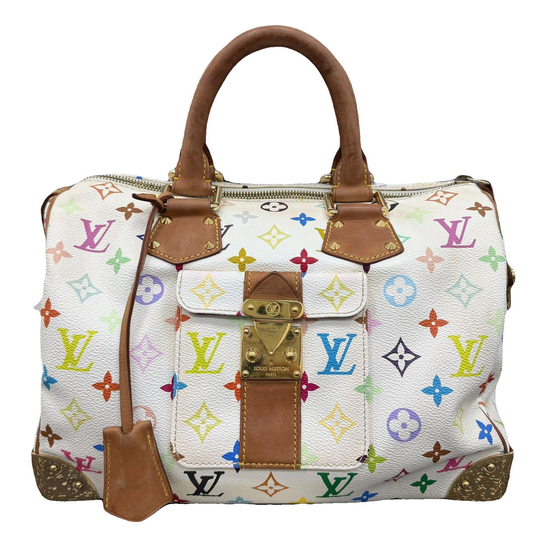 Speedy leather handbag
