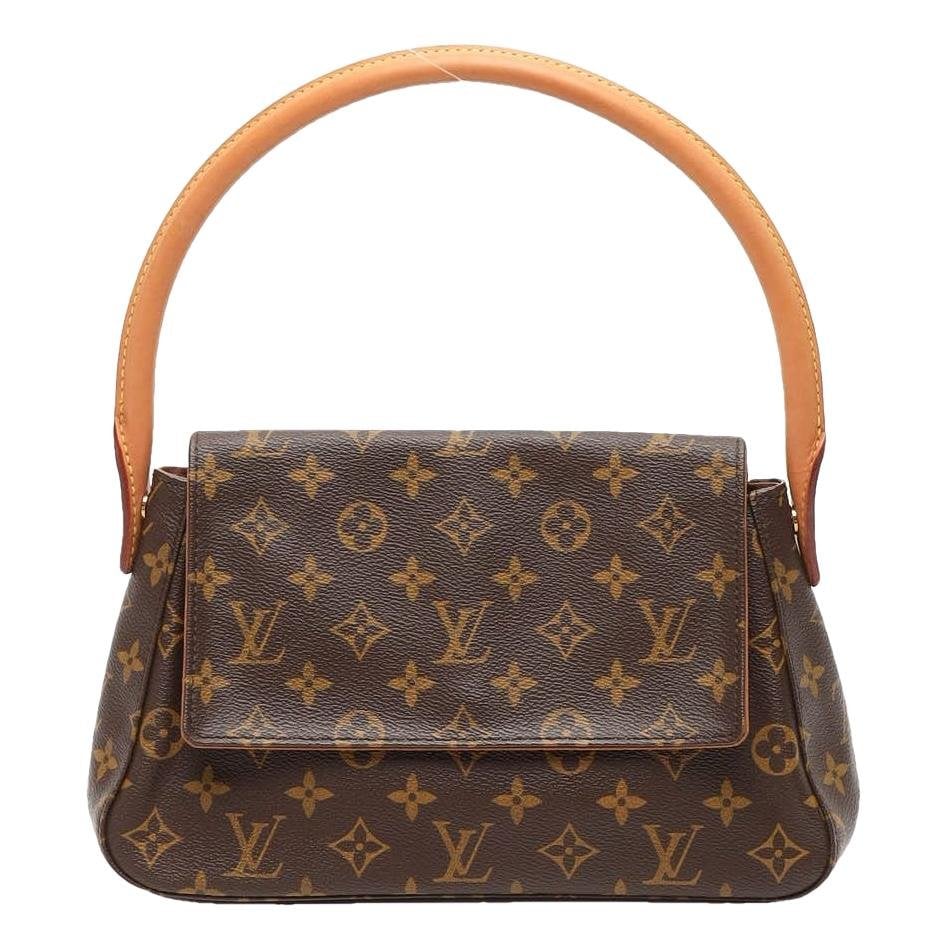 Looping cloth handbag