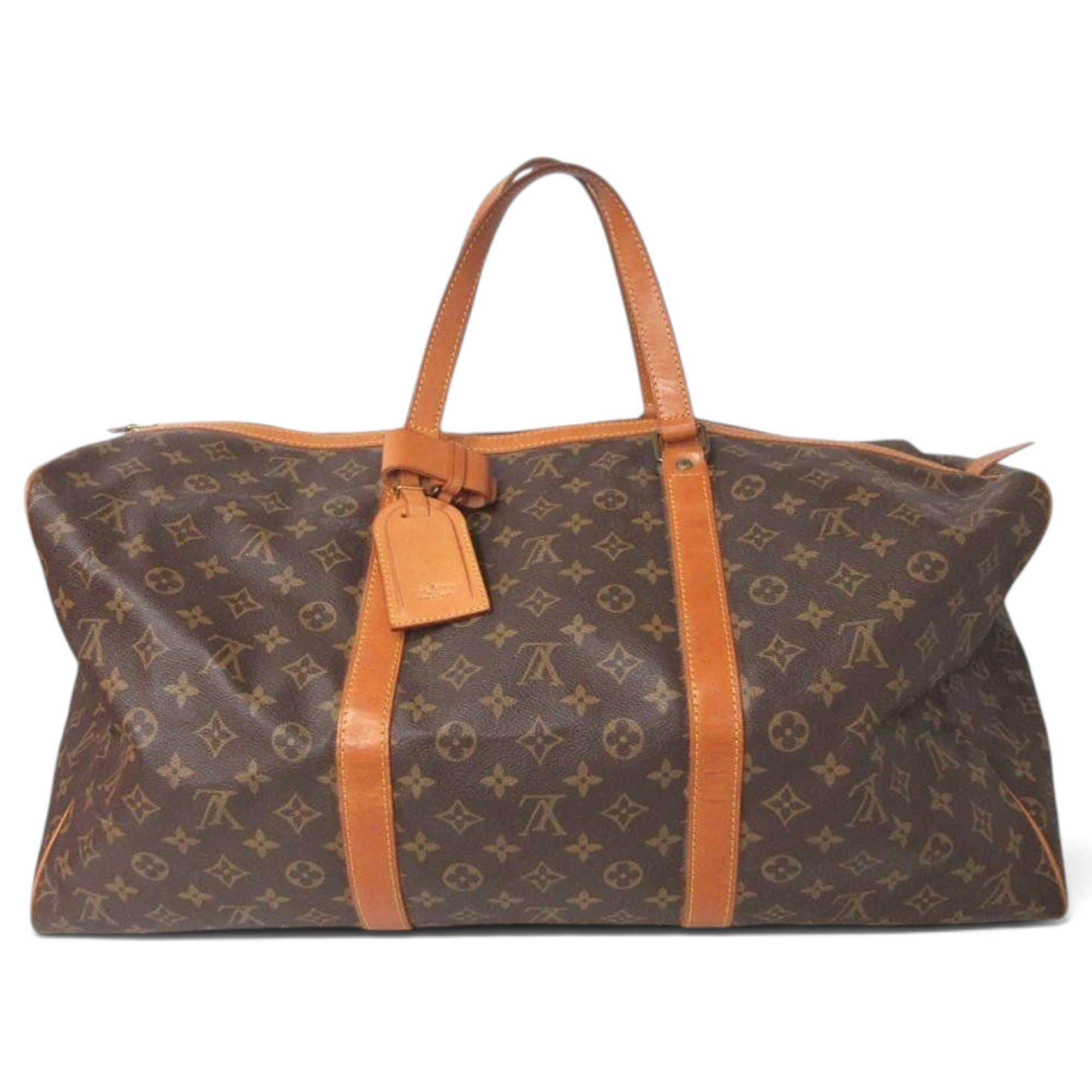 Leather travel bag