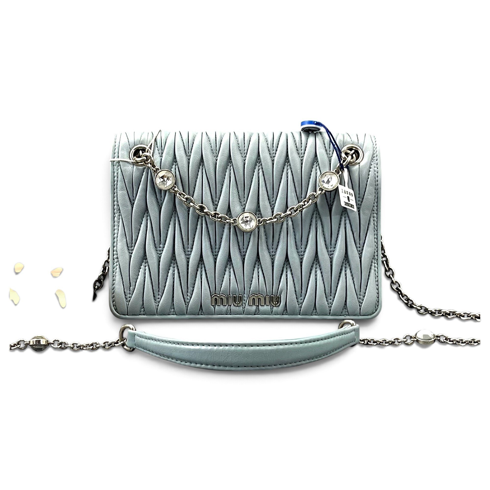 Miu Confidential leather handbag