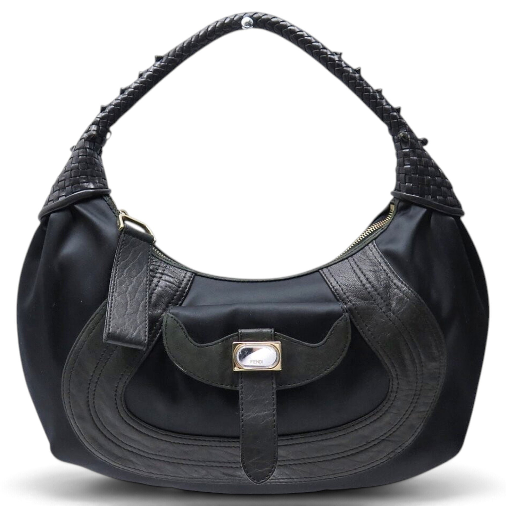 Spy leather handbag