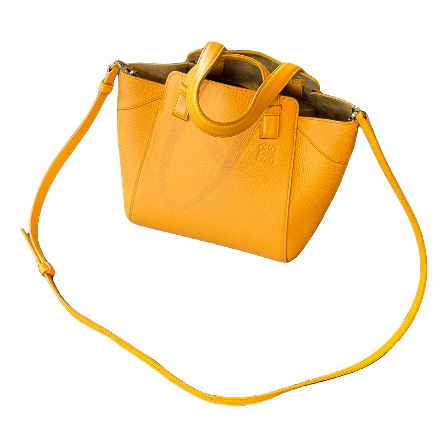 Hammock leather handbag