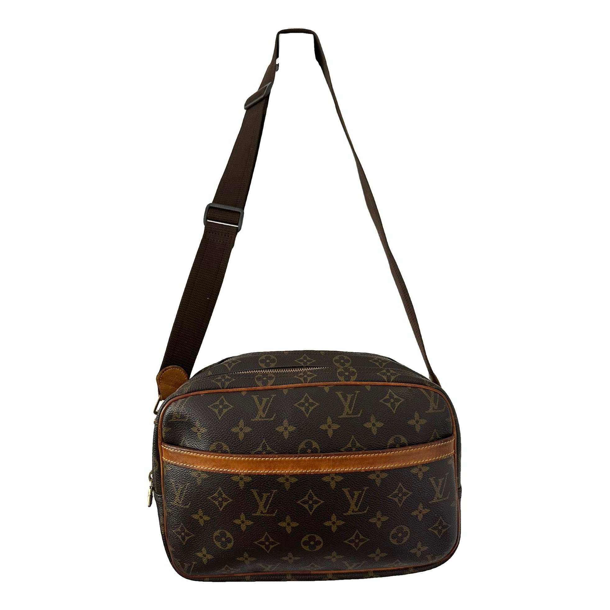 Reporter leather handbag