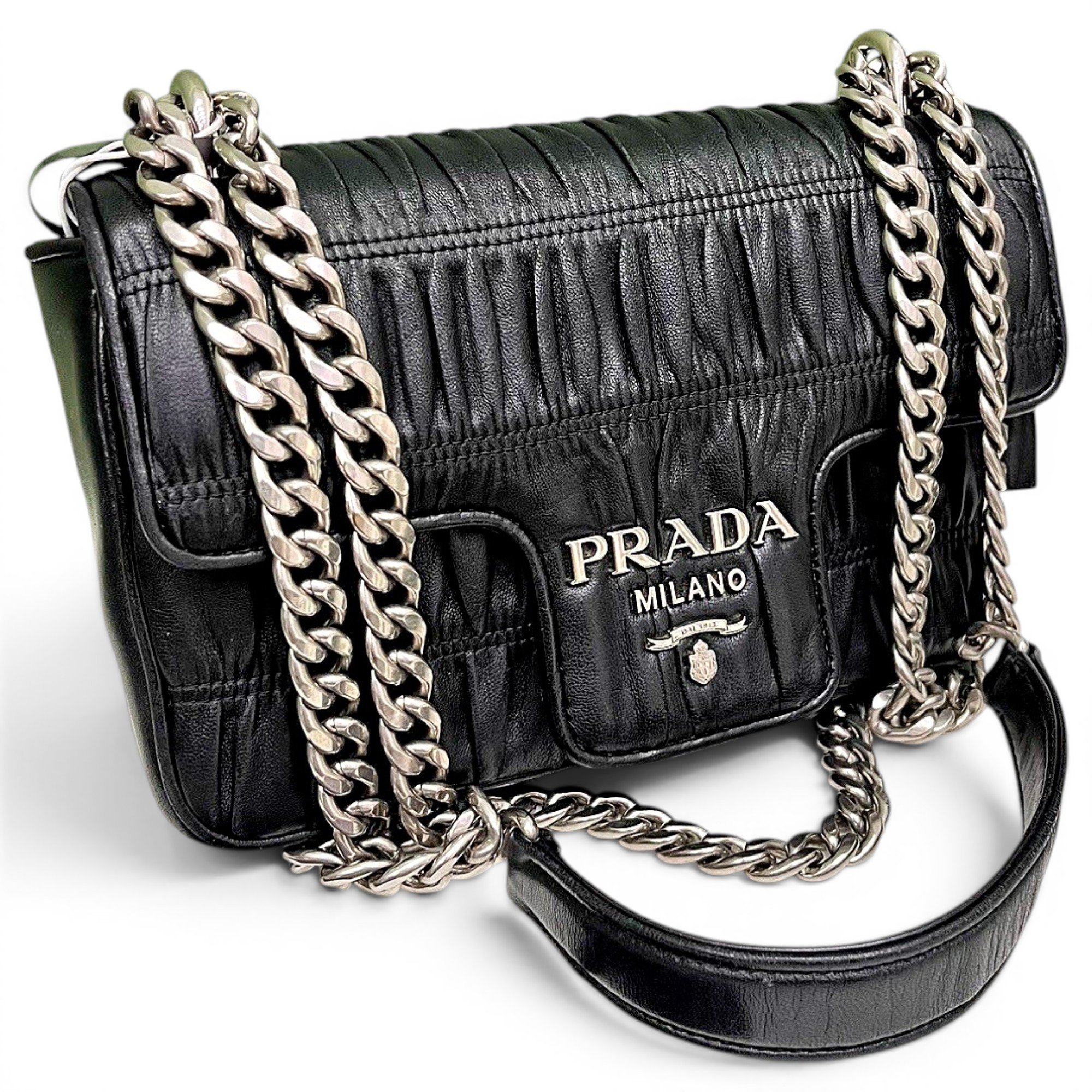 Leather handbag