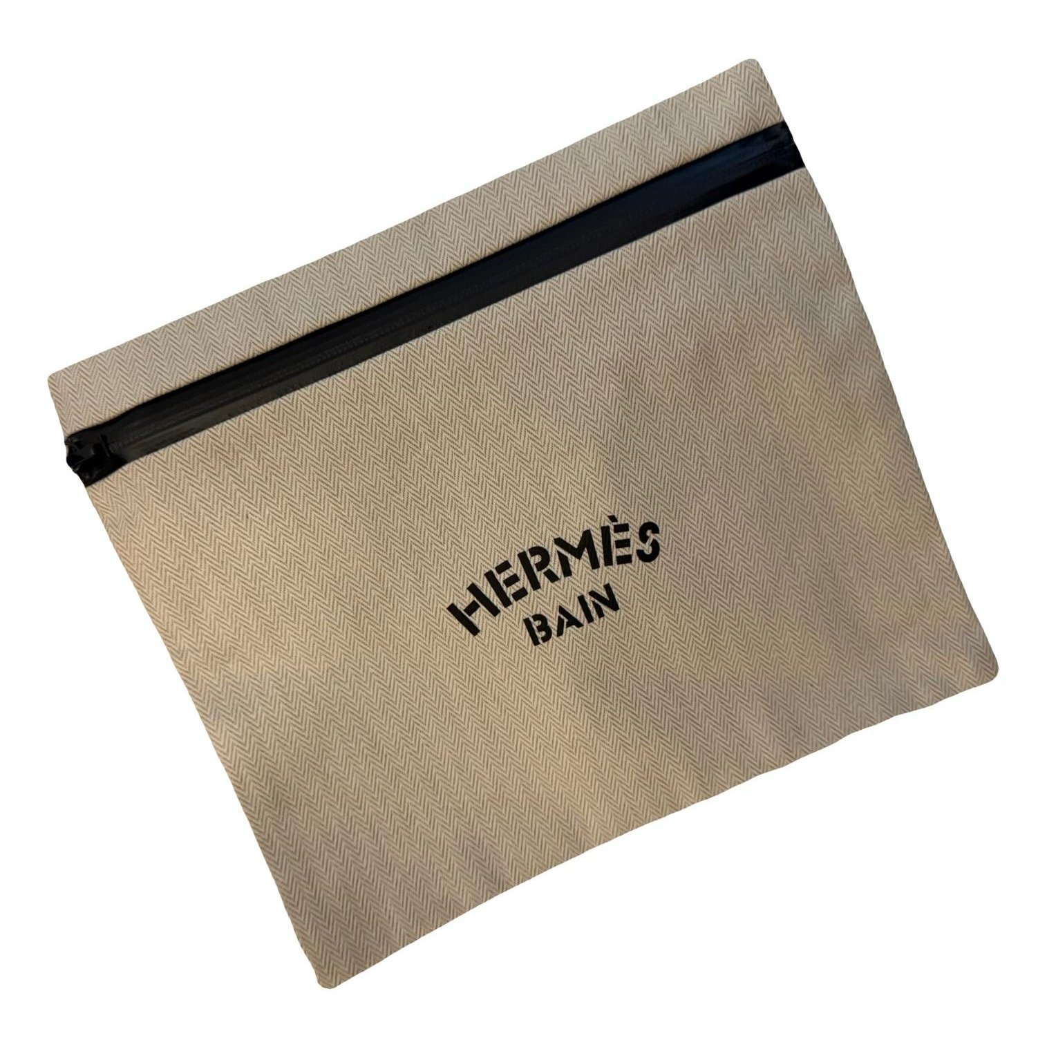 Hermes Fourbi Handbag Toile Chevron