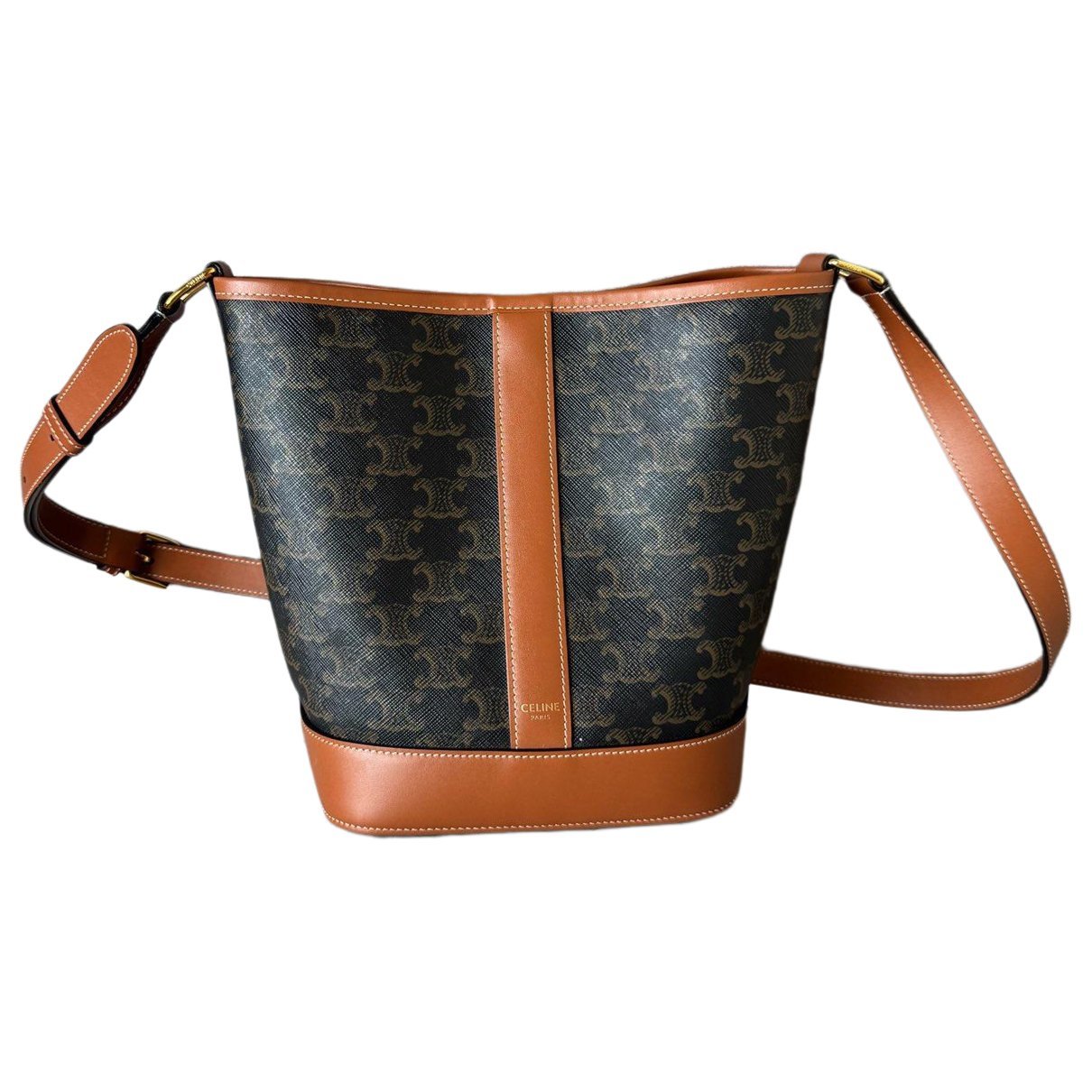 SAC SEAU leather handbag