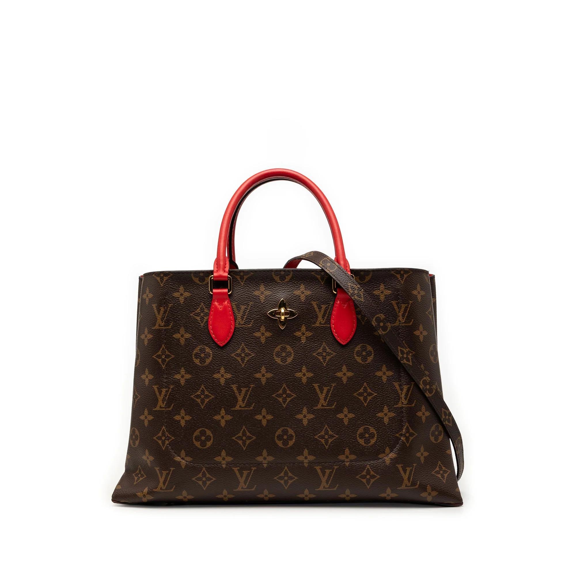 Flower Tote leather satchel