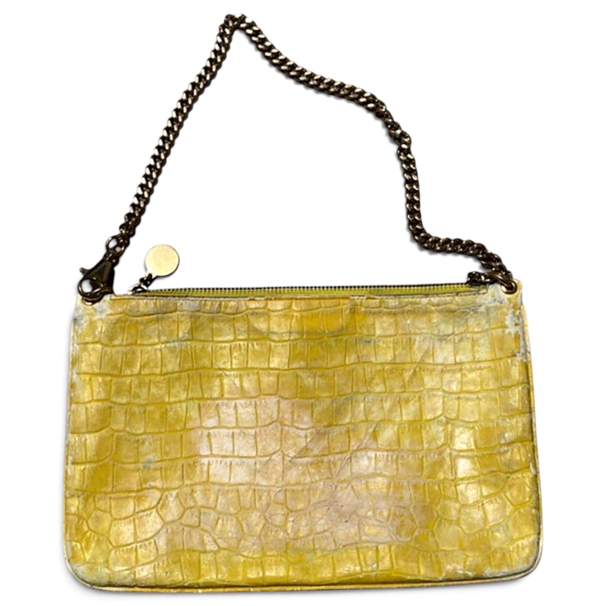 Falabella leather clutch bag
