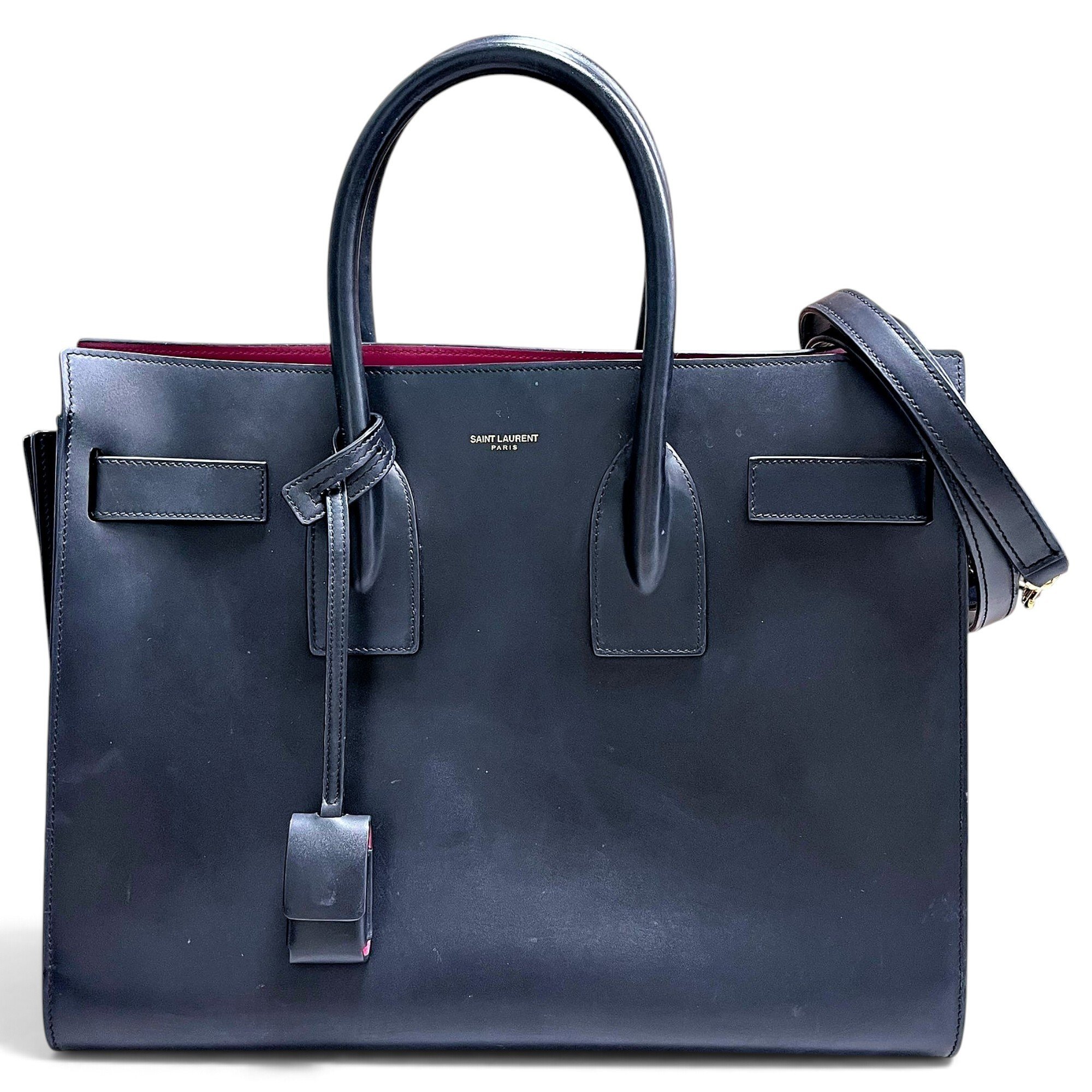 Saint Laurent Sac de Jour leather handbag