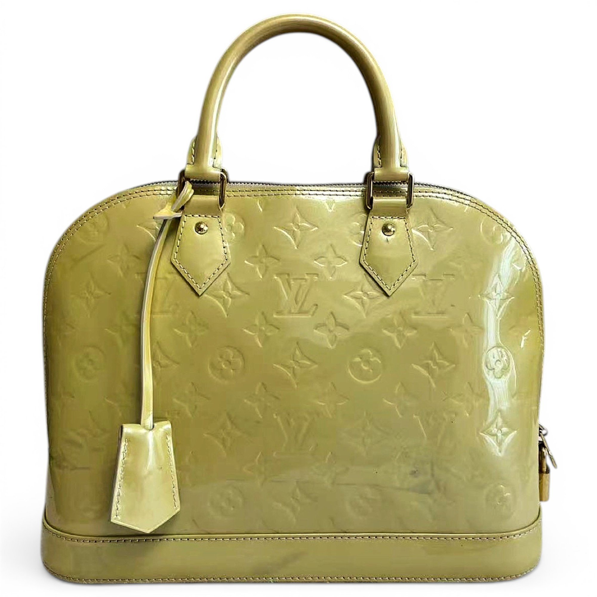 Alma patent leather handbag
