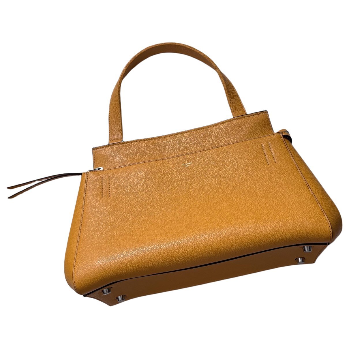 Edge leather handbag