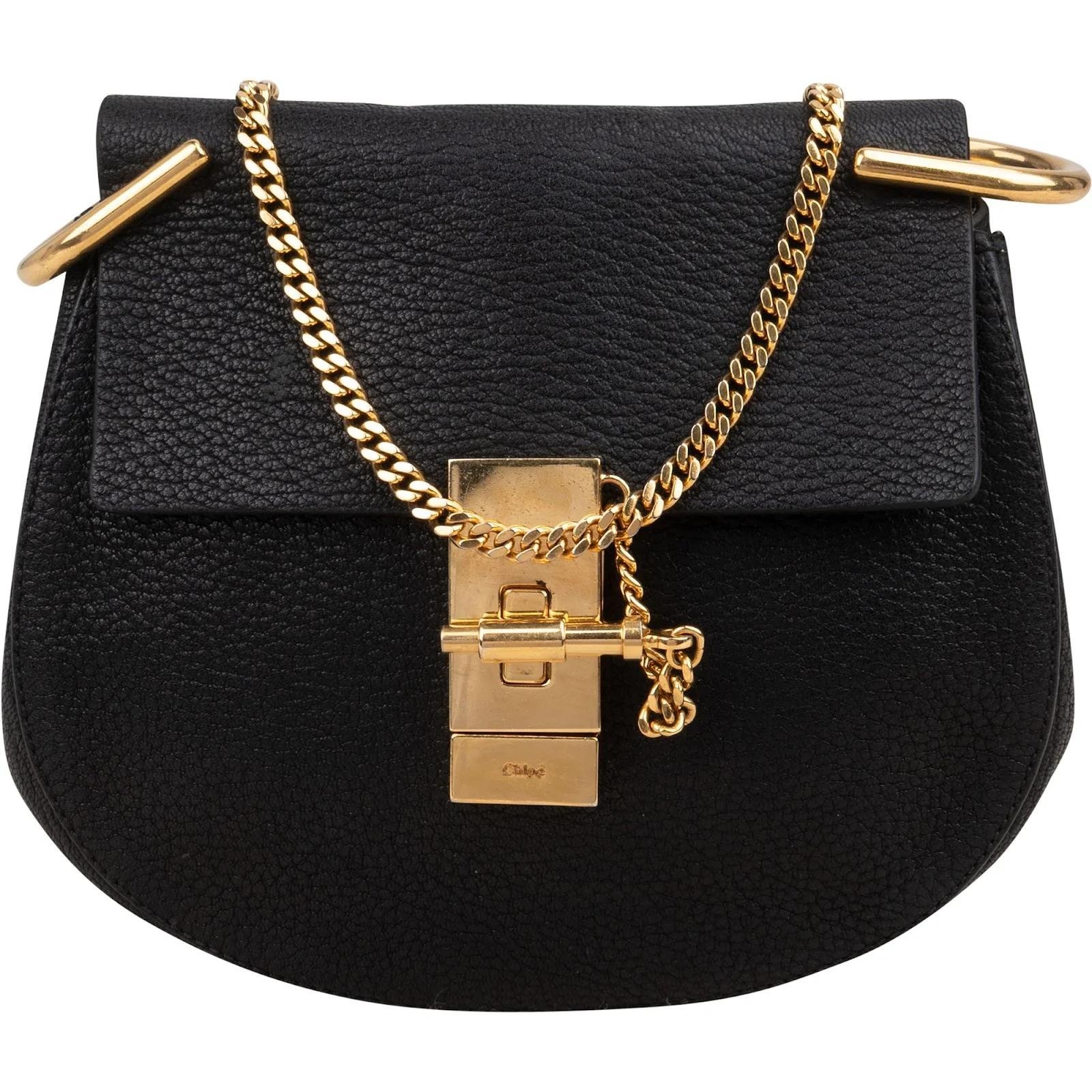 Drew leather crossbody bag