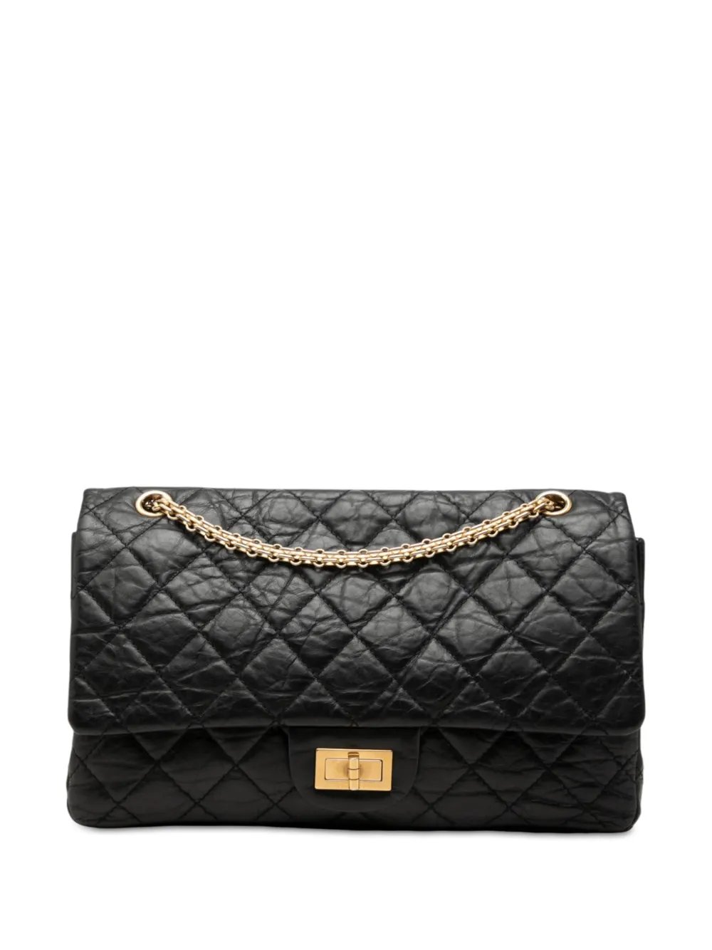 2011 Quilted Aged Calfskin Reissue 2.55 Double Flap 227 shoulder bag