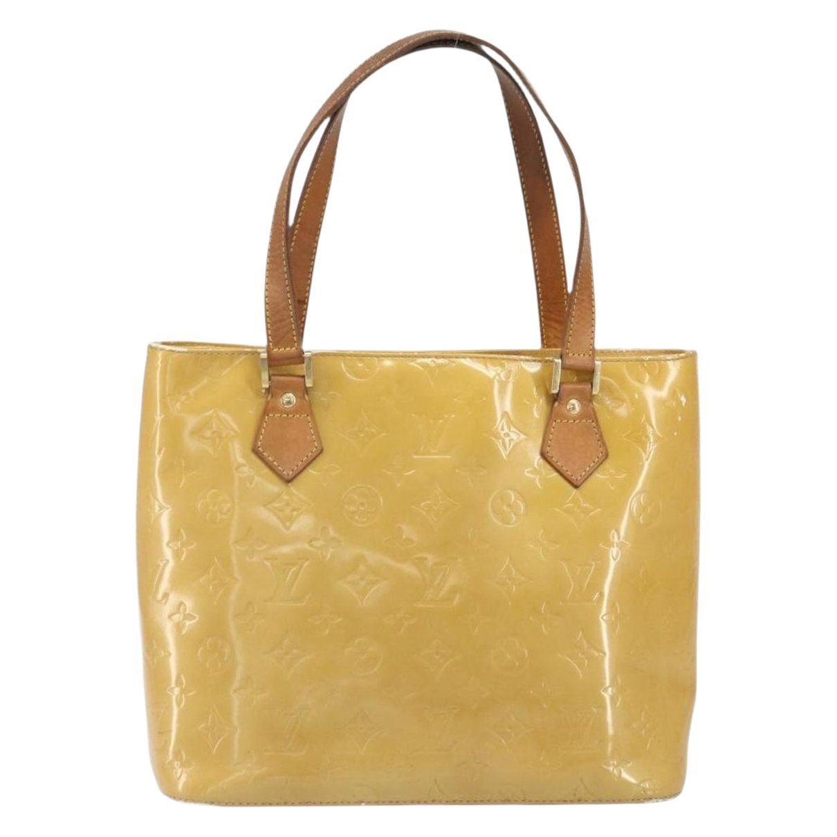 Houston patent leather handbag