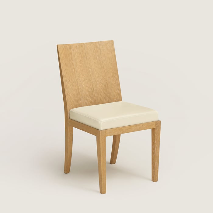 Ivoire Reeditions J.-m. Frank Par Hermès Chair With Padded Seat