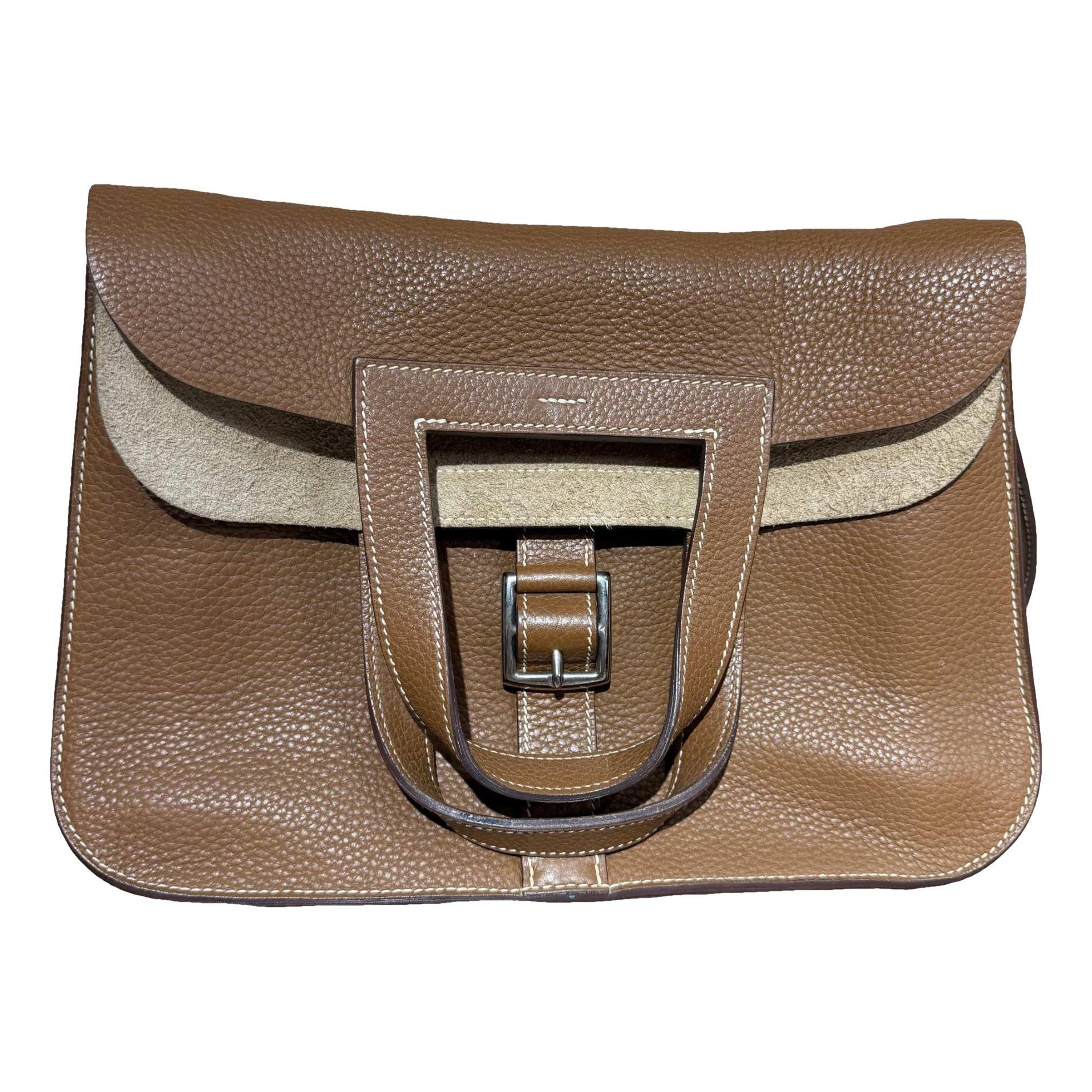 Halzan leather handbag
