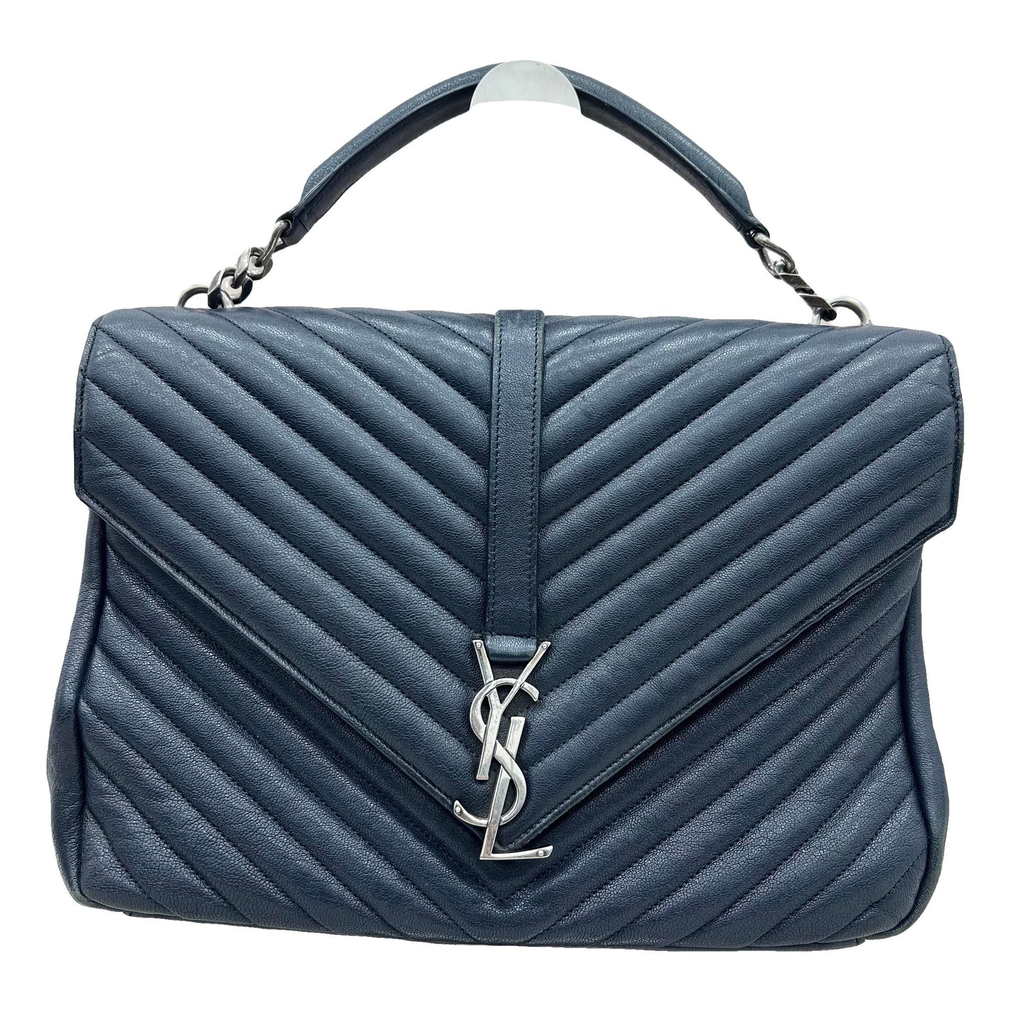 Collége monogramme leather handbag