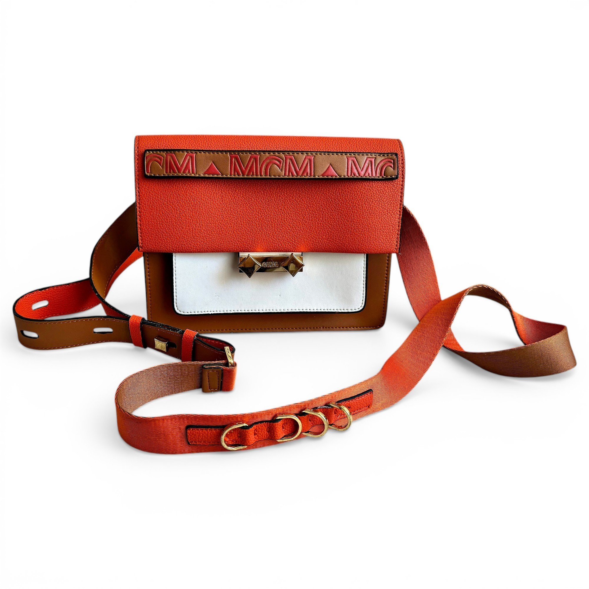 MCM Patricia leather crossbody bag