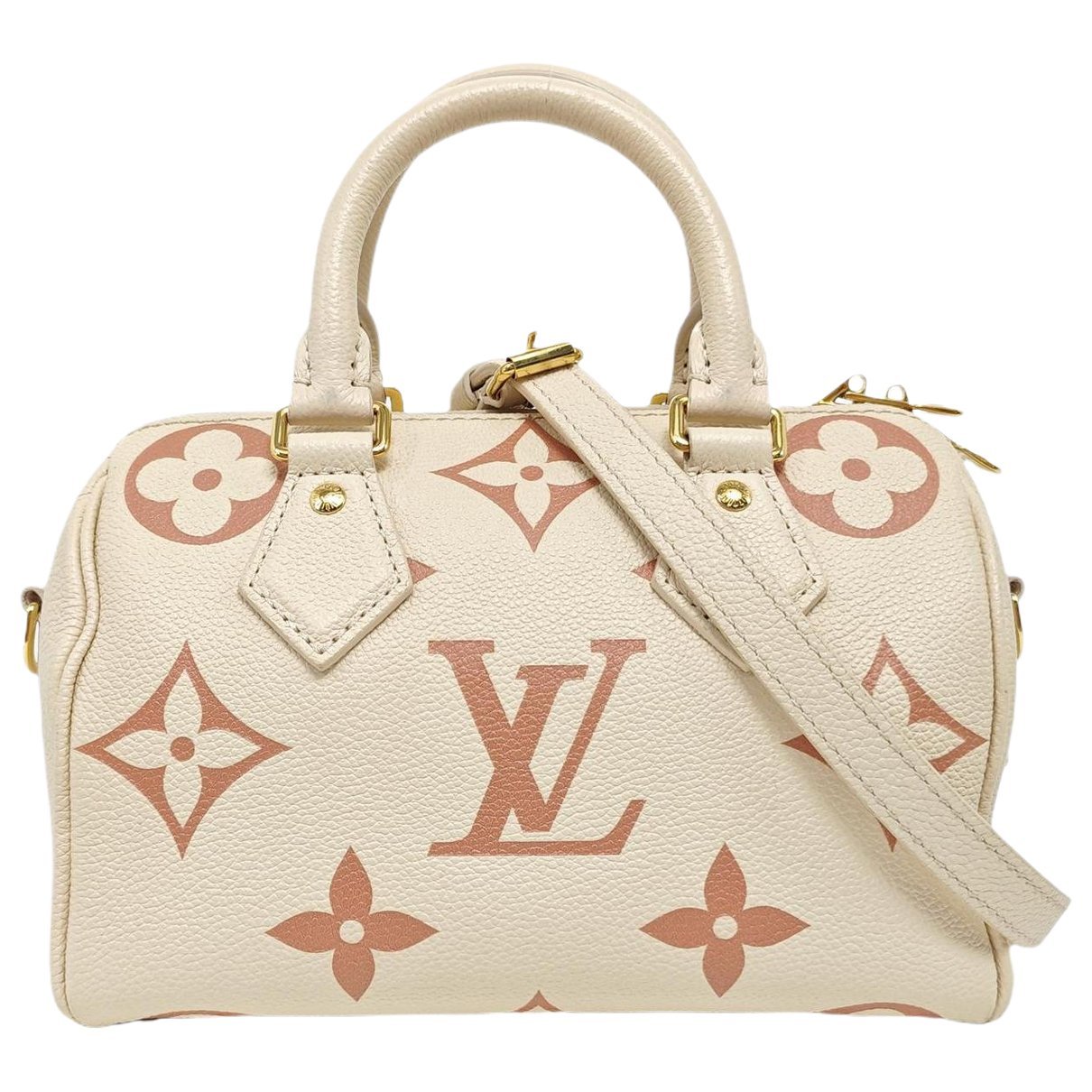 Nano Speedy / Mini HL leather handbag