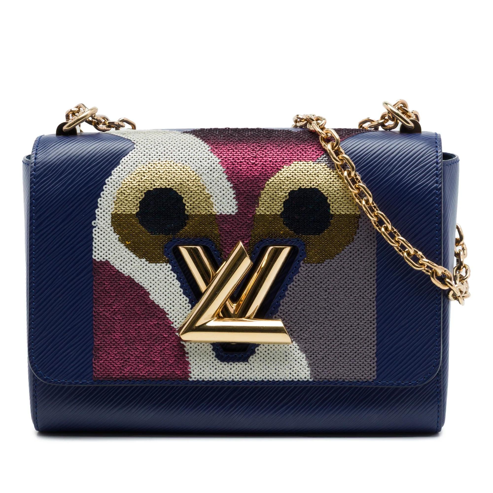 Twist leather handbag