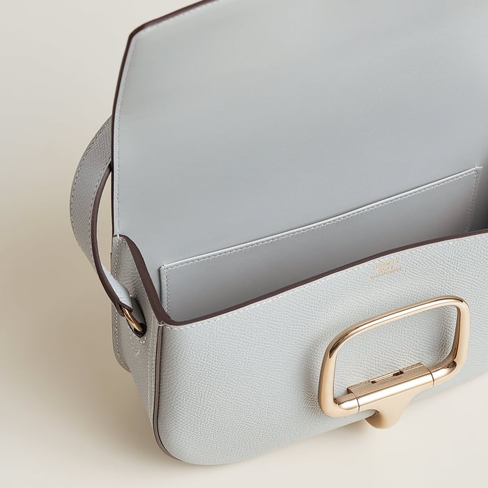 Bleu Glacier Hermès Della Cavalleria Elan Bag