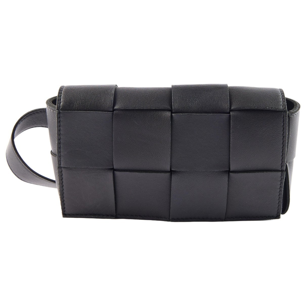 Cassette leather handbag