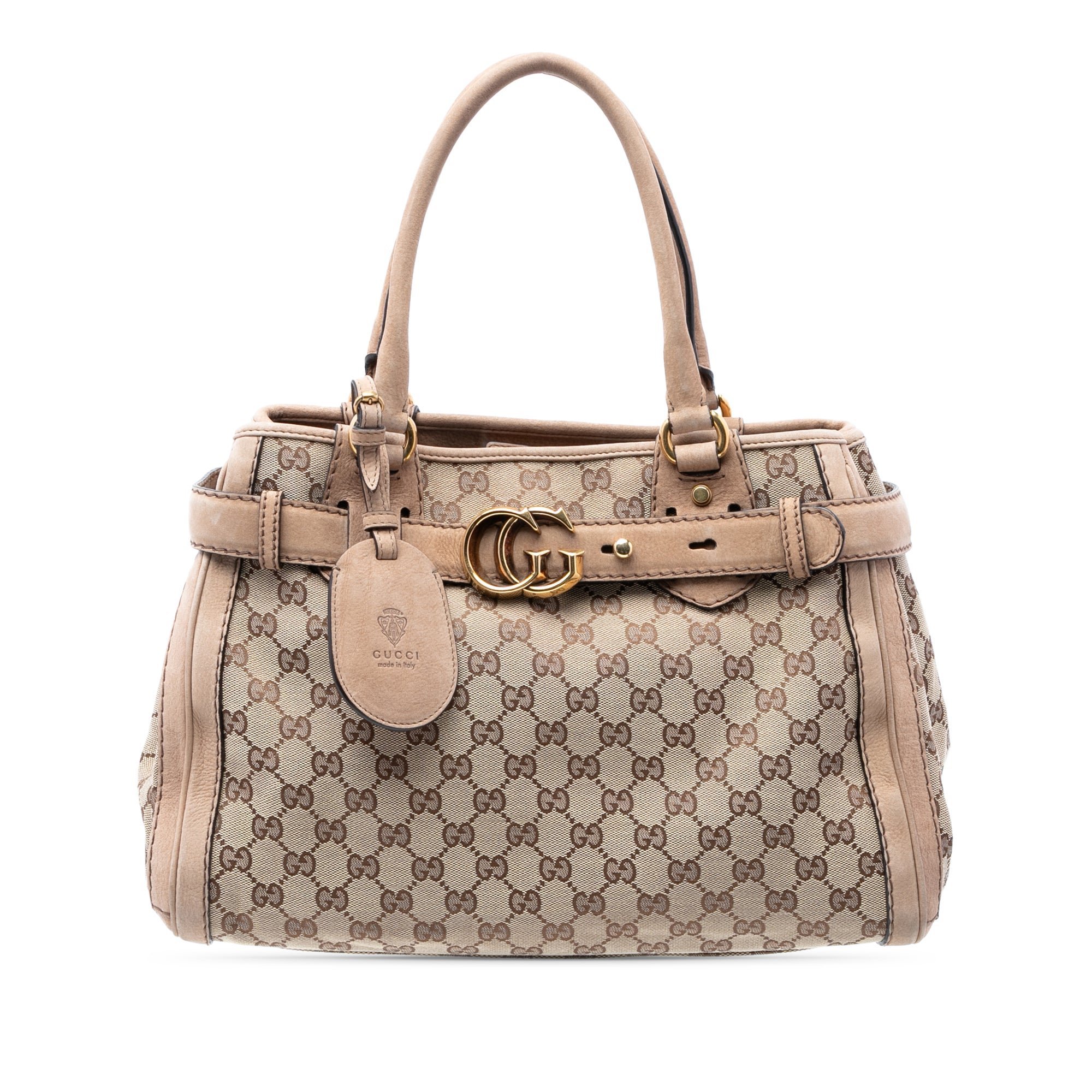 Leather tote
