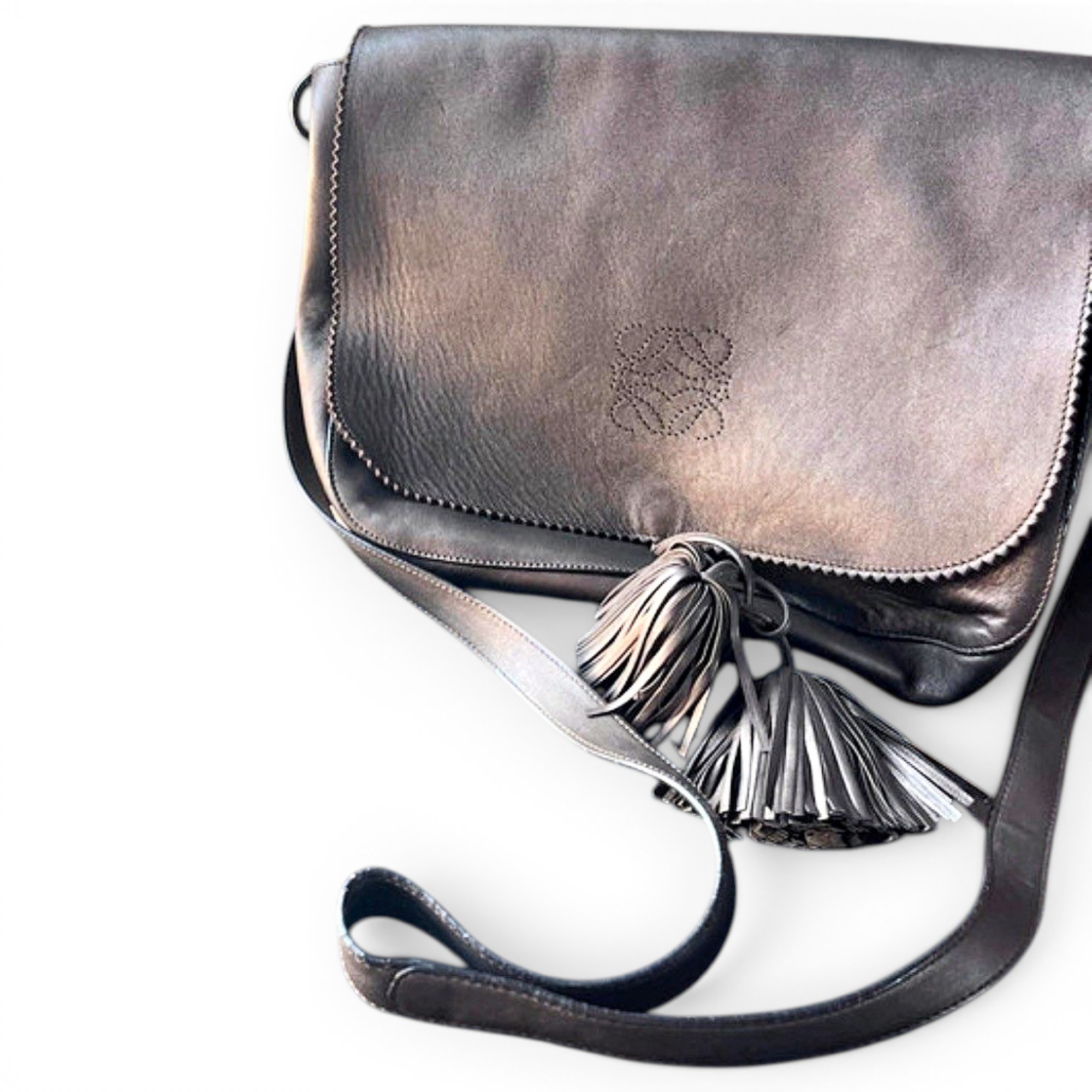 Leather handbag